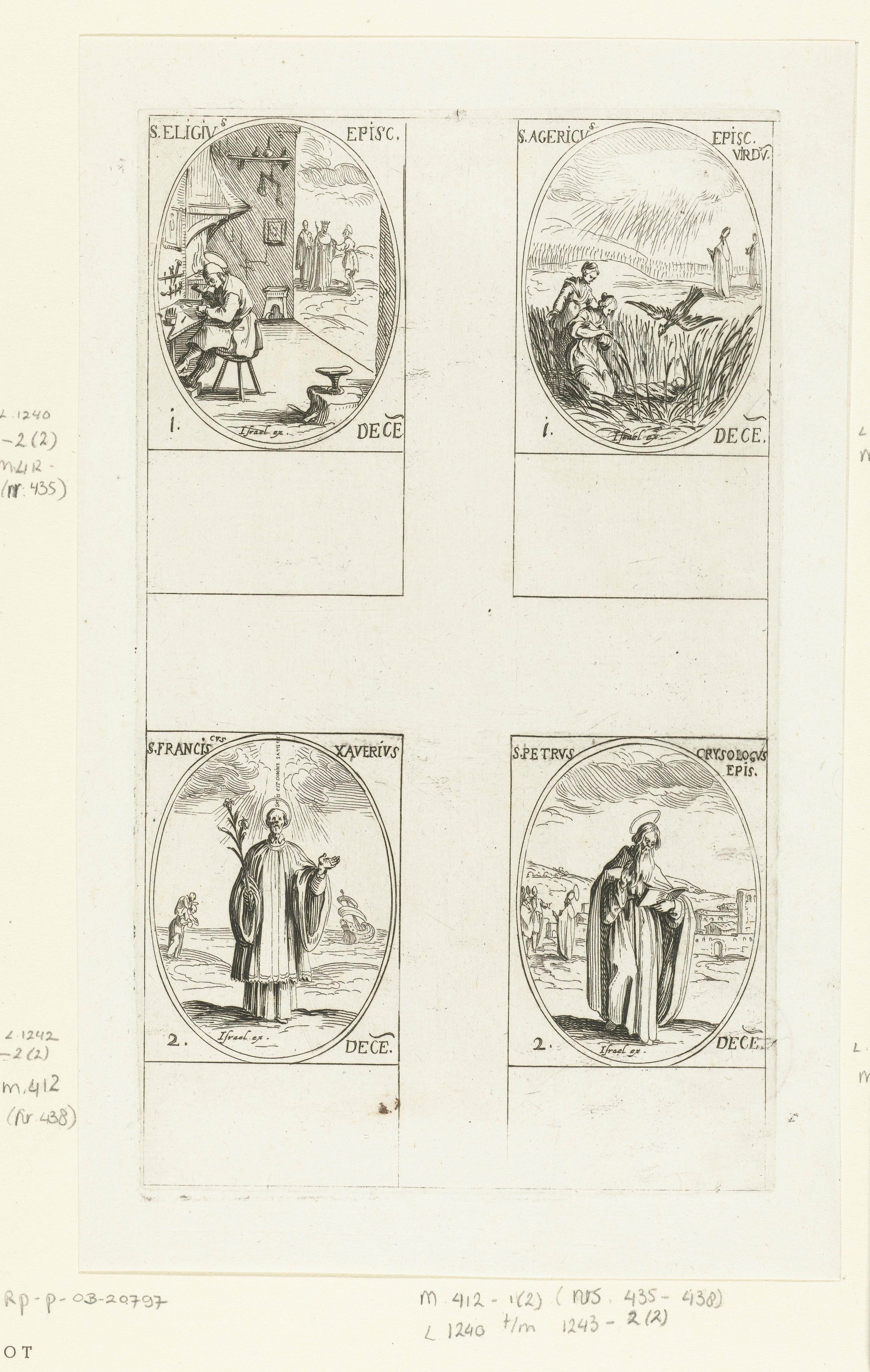 Heilige Eligius van Noyon, Heilige Agericus van Verdun, Heilige Franciscus Xaverius, Heilige Petrus Chrysologus (1-2 december)