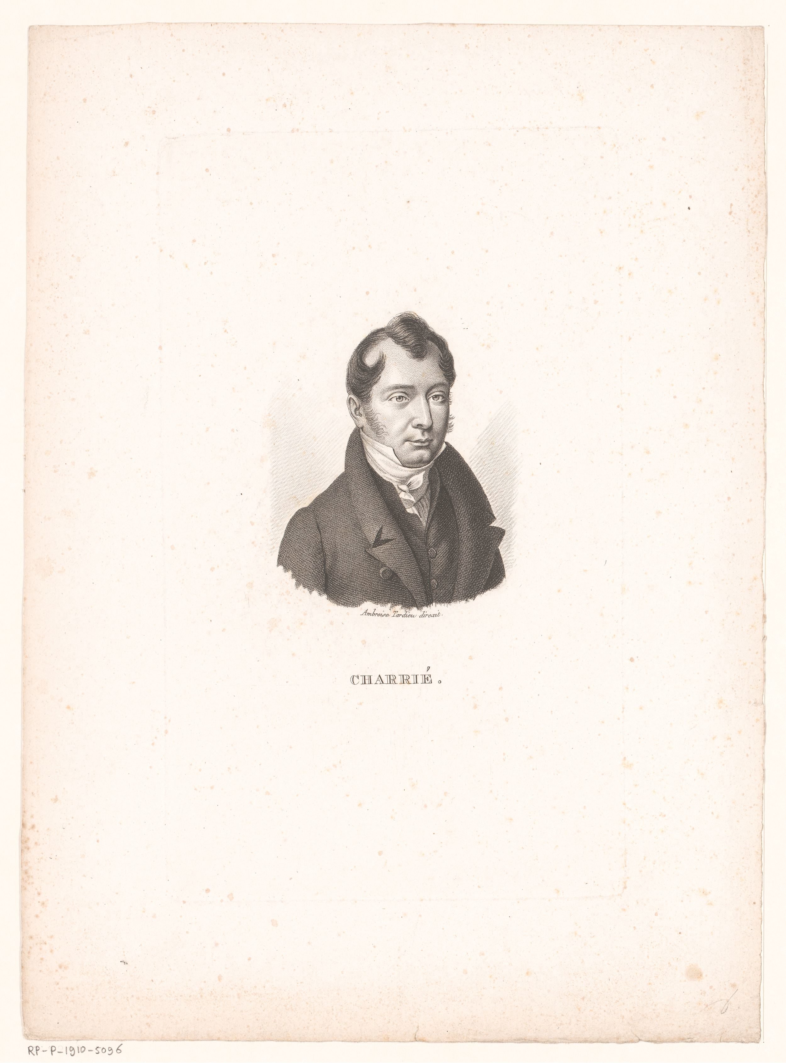 Portret van Charrié