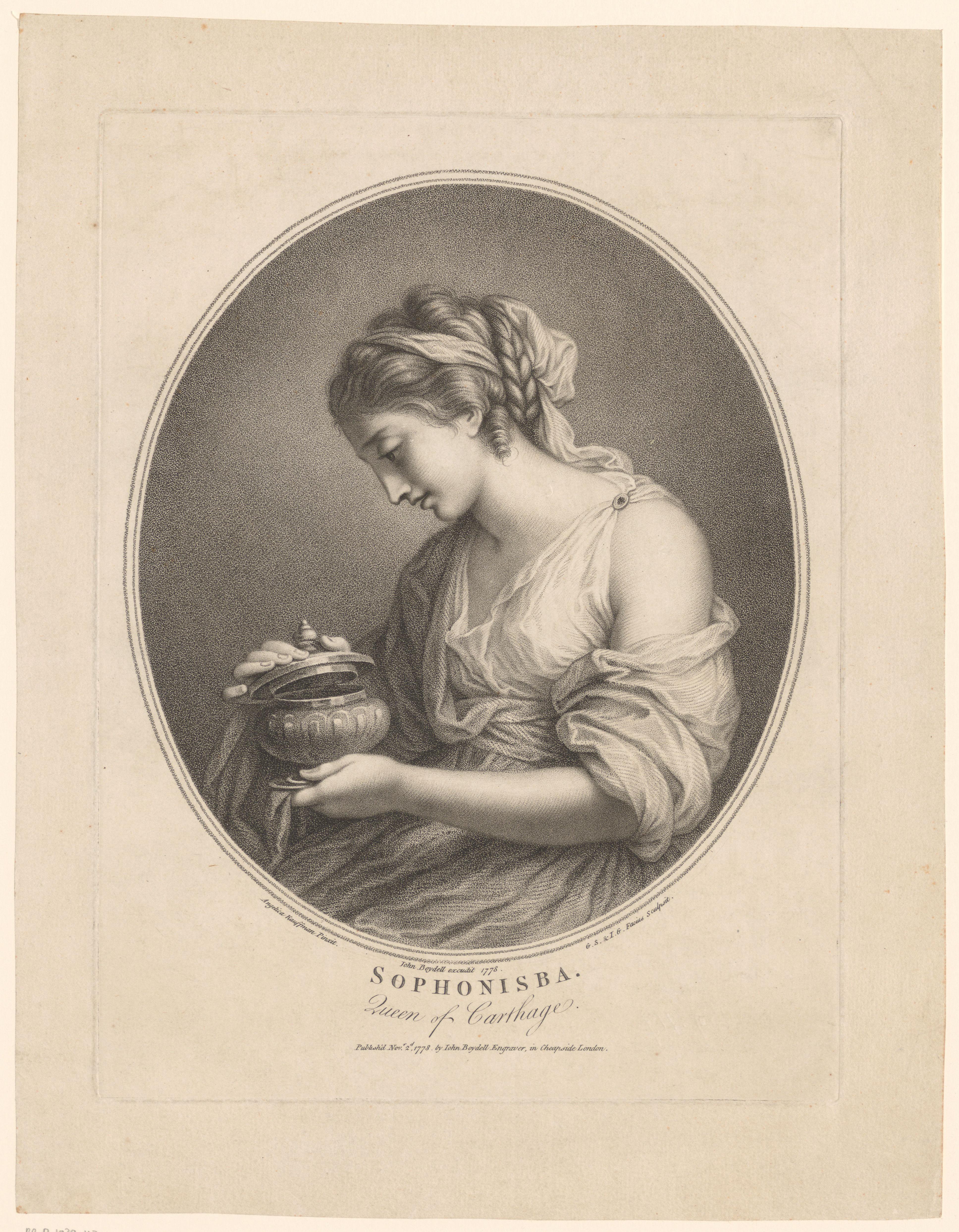 Sophonisba met de gifbeker