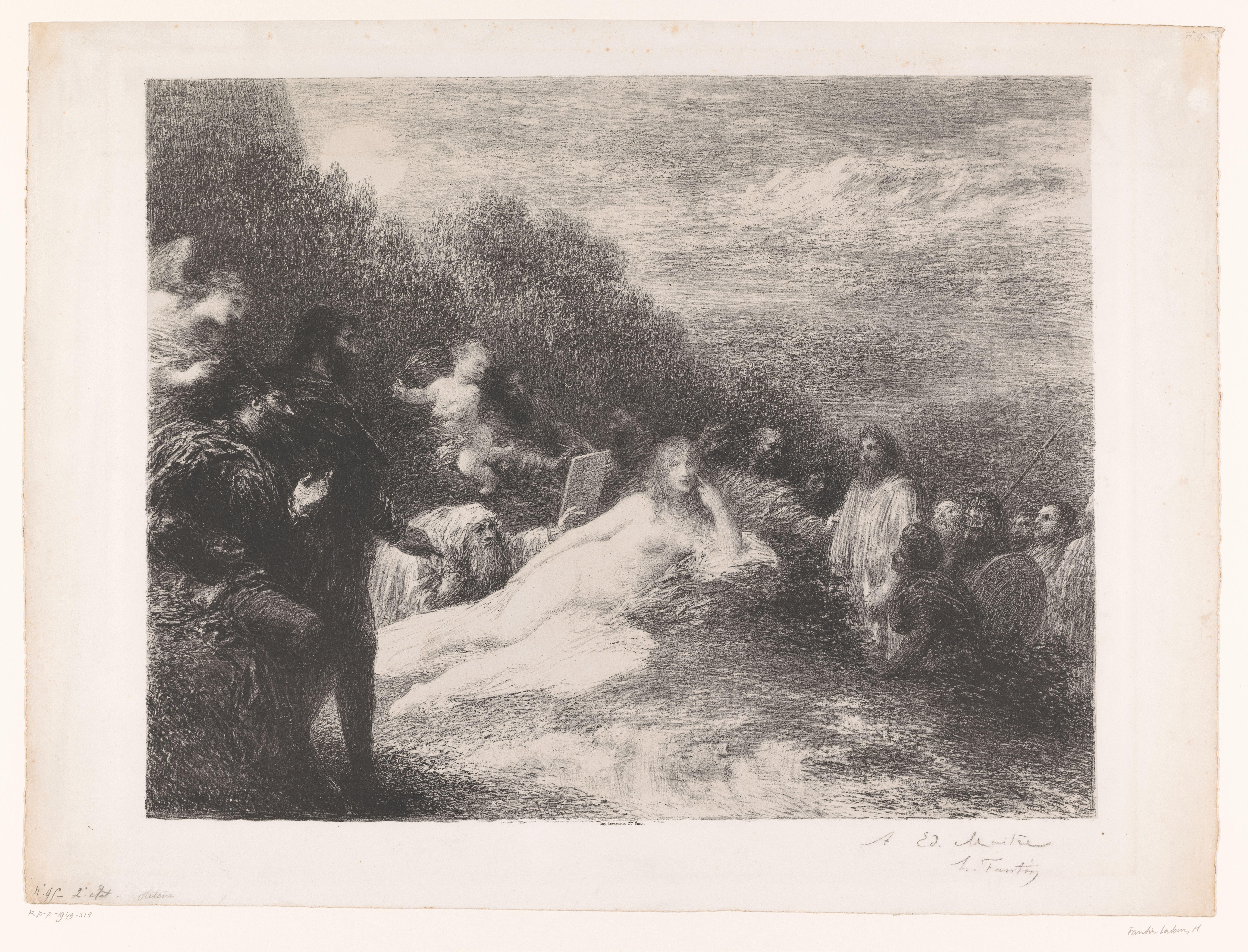 Faust en Mephisto zien Helena van Troje
