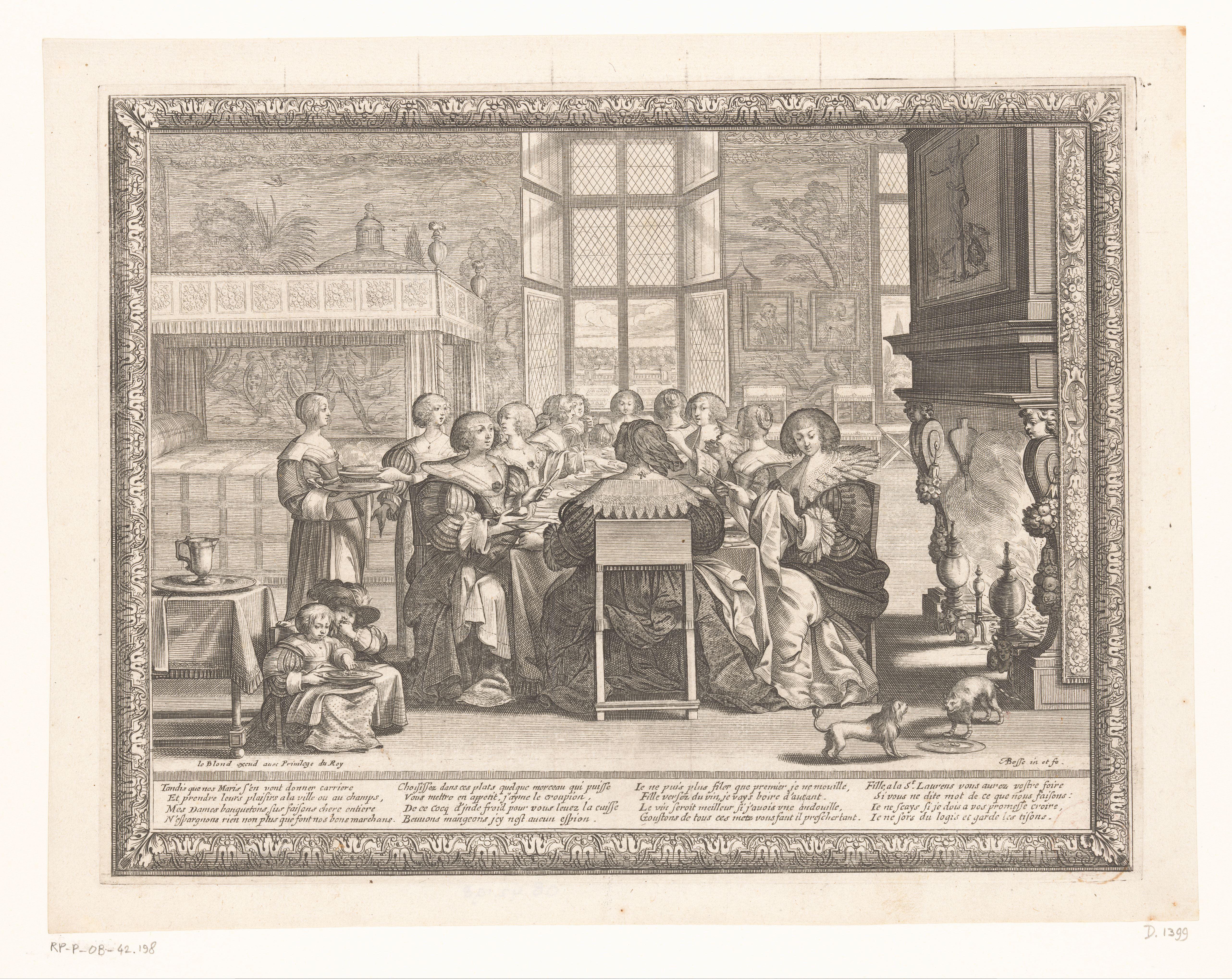 Dinerende vrouwen aan een tafel