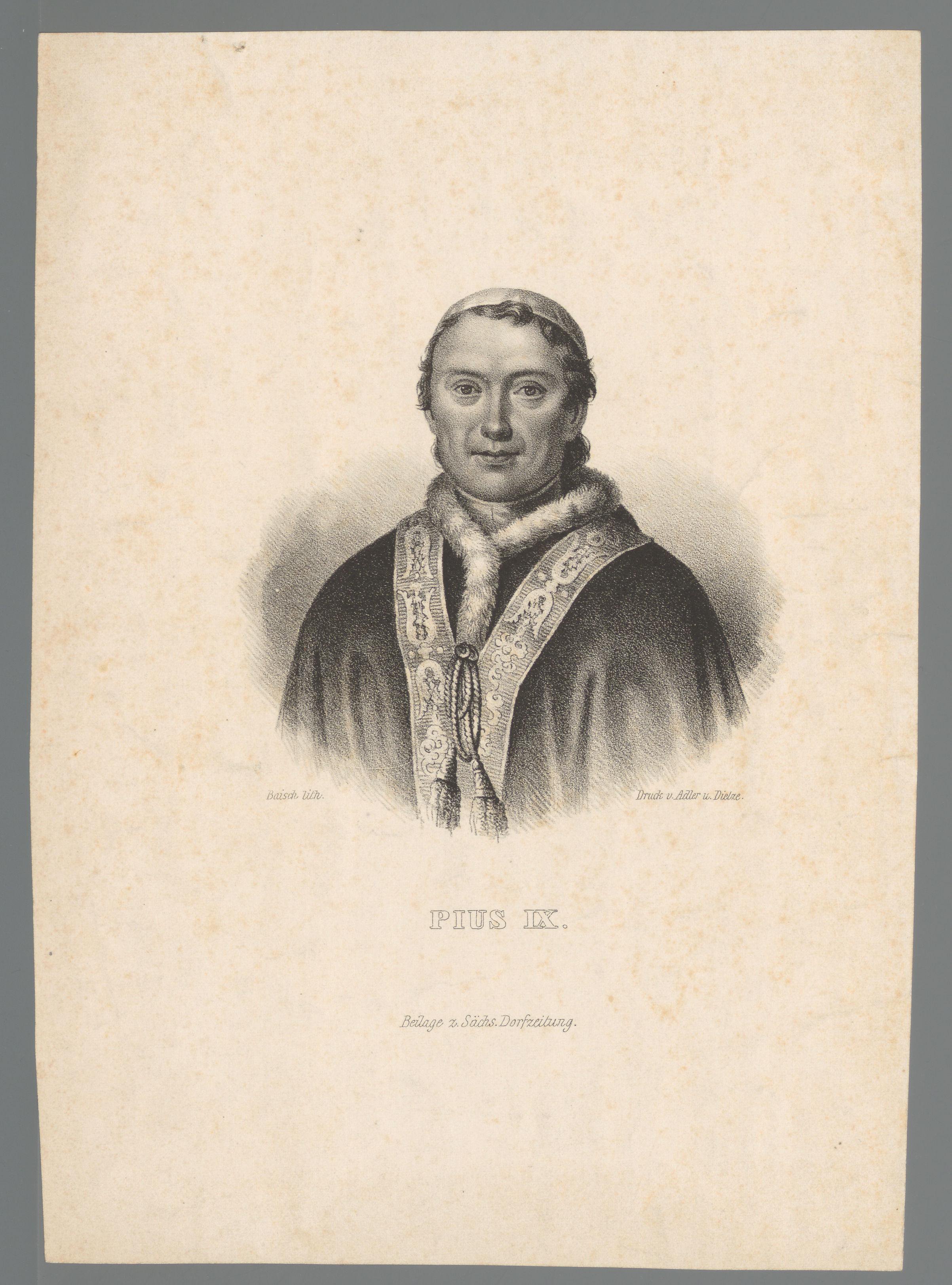 Portret van Pius IX