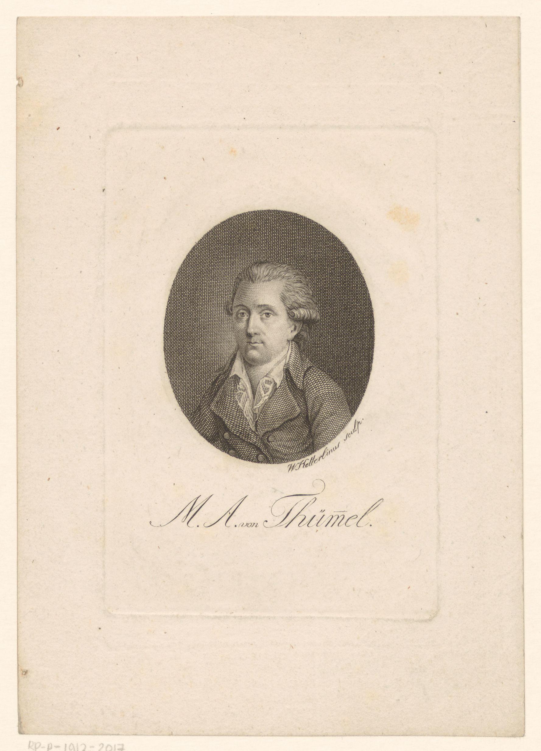 Portret van Moritz August von Thümmel