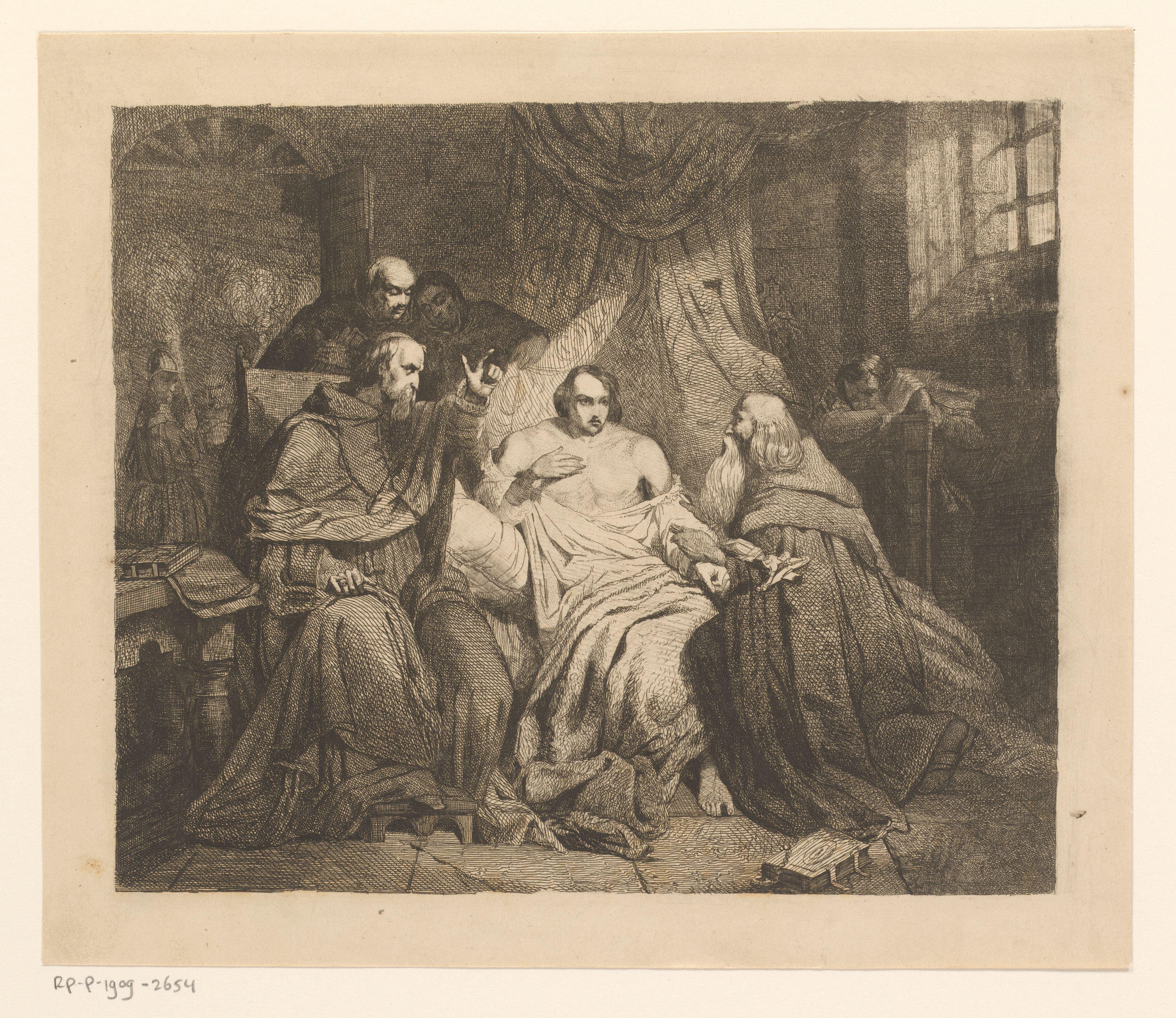 Ondervraging van Don Carlos door de grootinquisiteur Torquemada