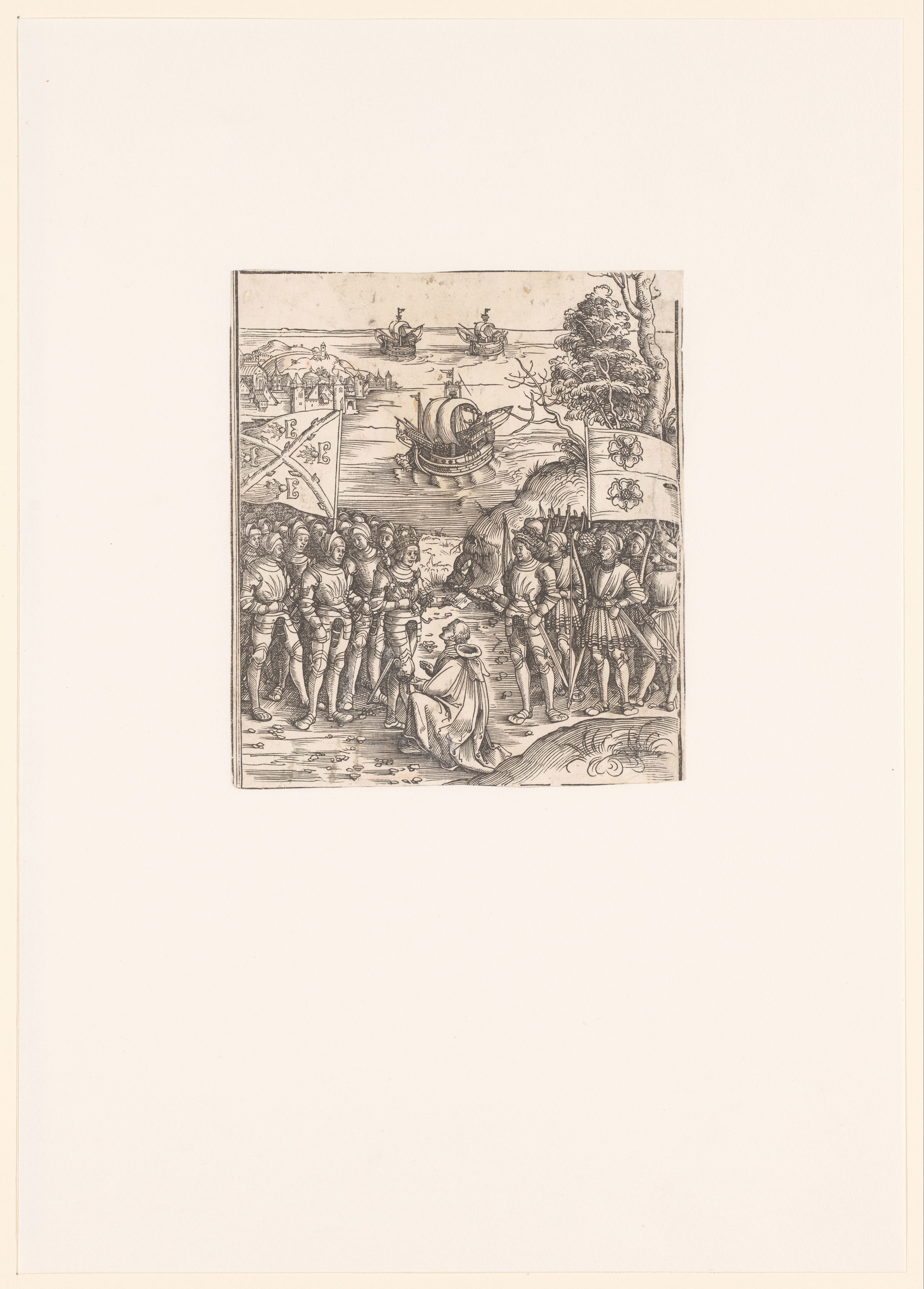 Keizer Maximiliaan I sluit vrede met Hendrik VII van Engeland