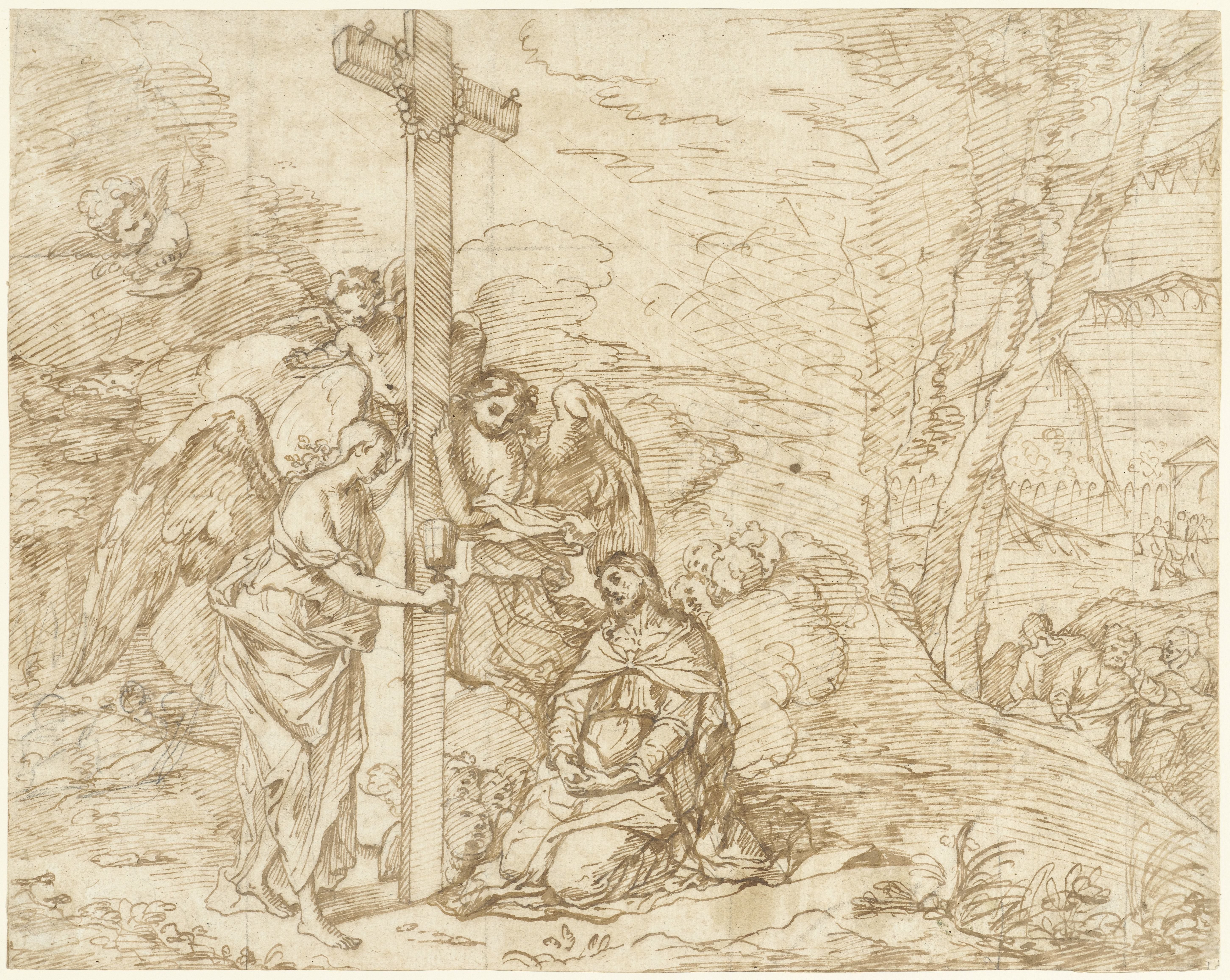 Christus in de tuin van Gethsemane