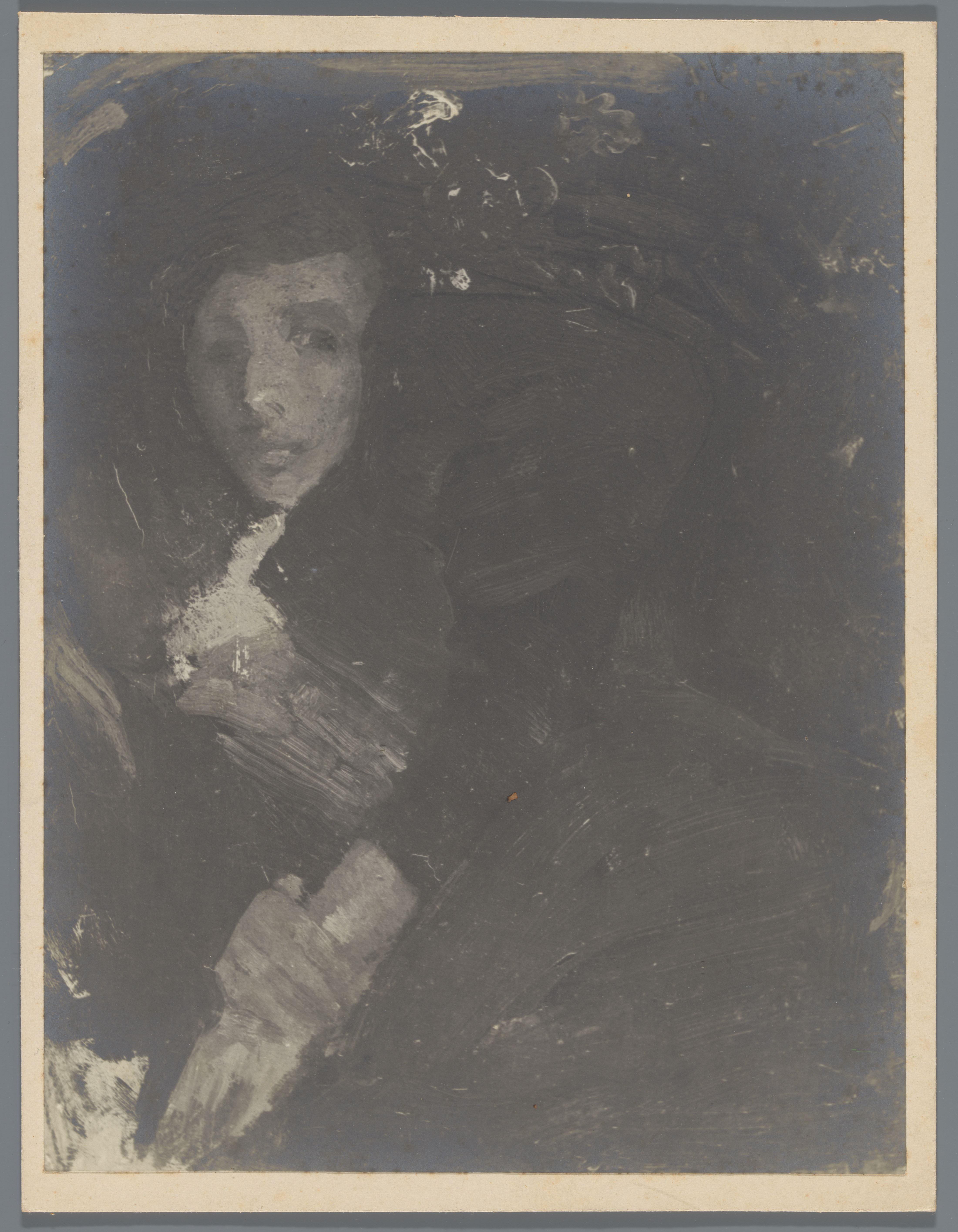 Fotoreproductie van een schilderij van een liggende vrouw naar George Hendrik Breitner