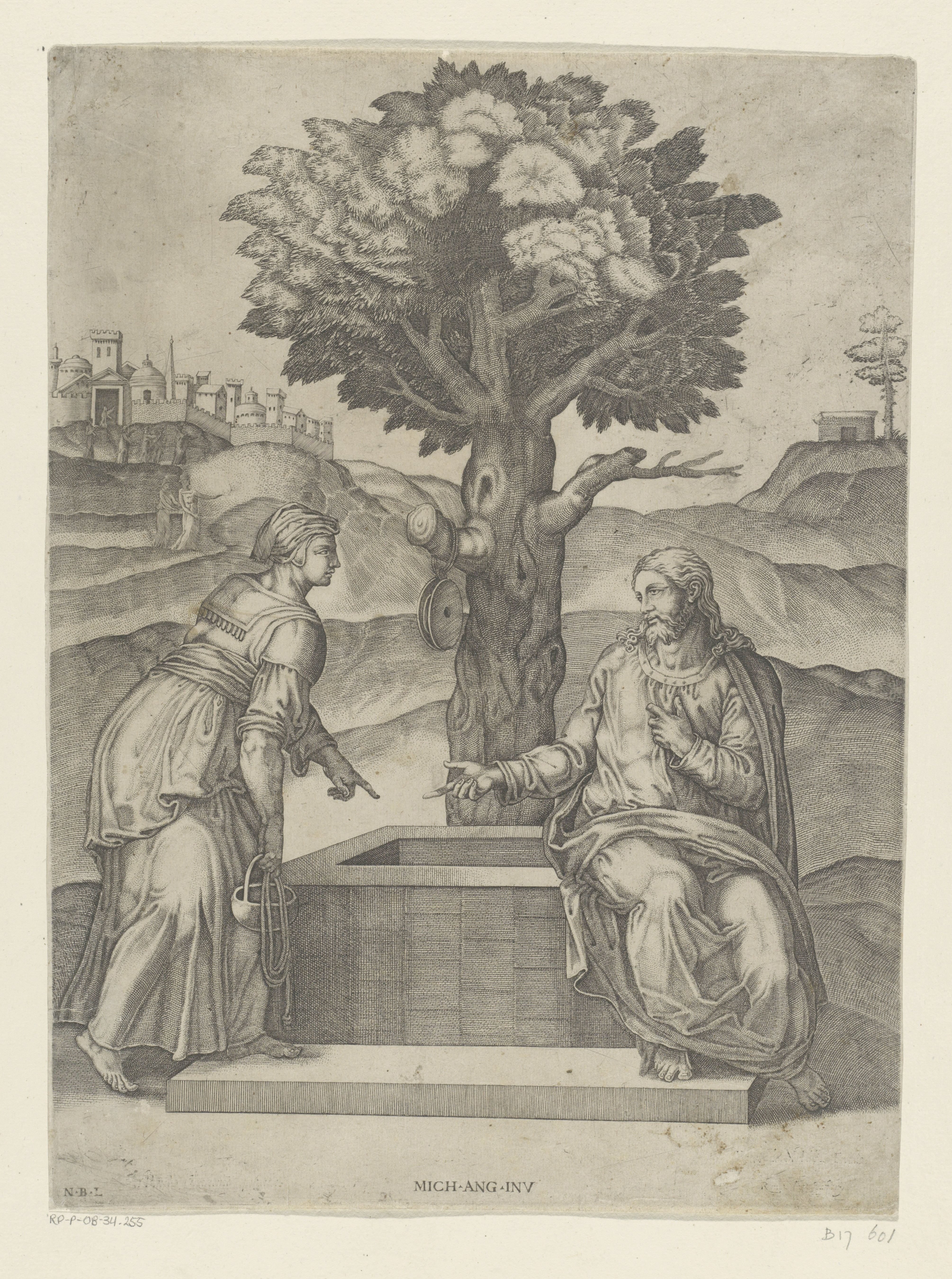 Christus en de Samaritaanse vrouw bij de put