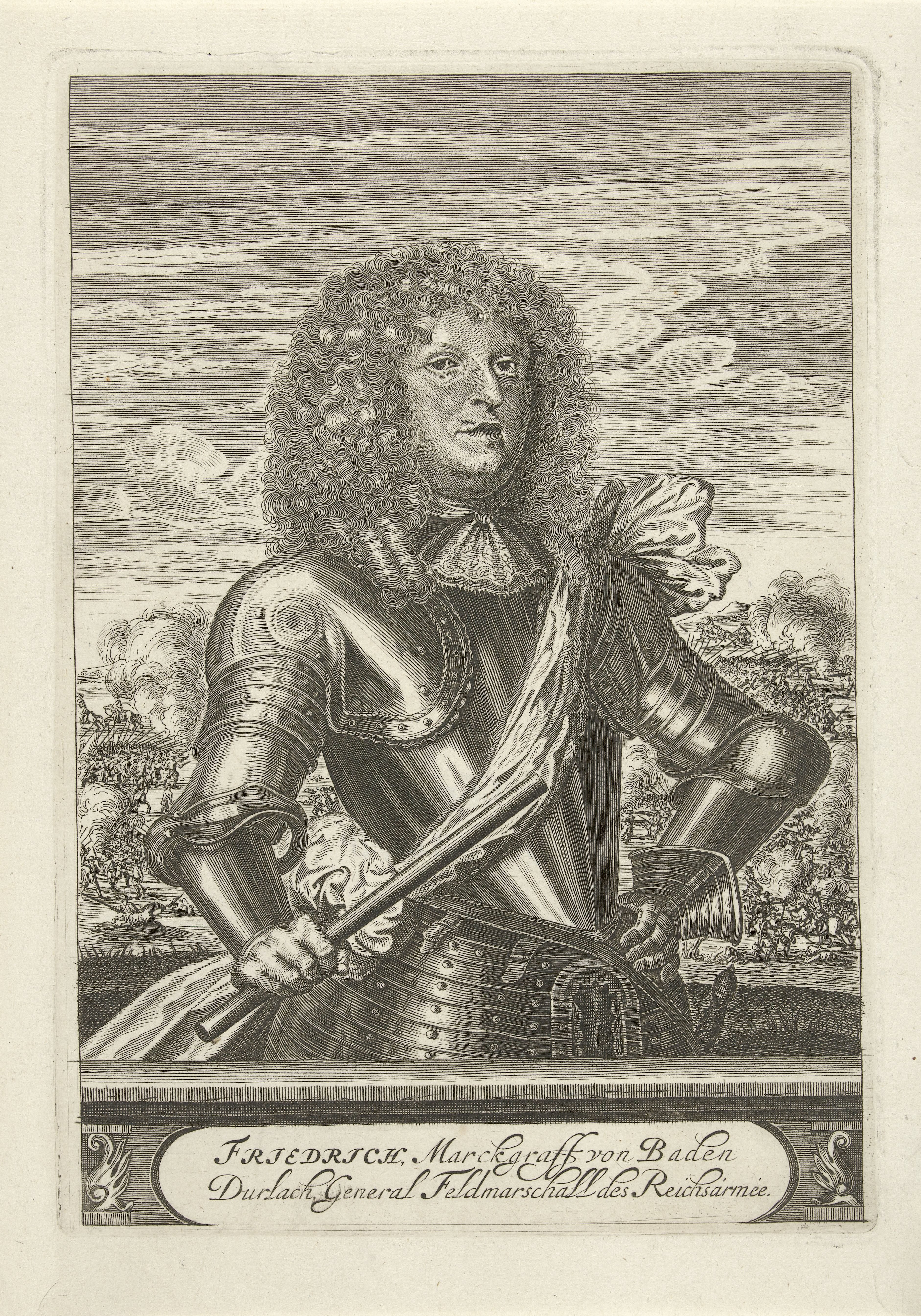 Portret van Frederik IV van Baden