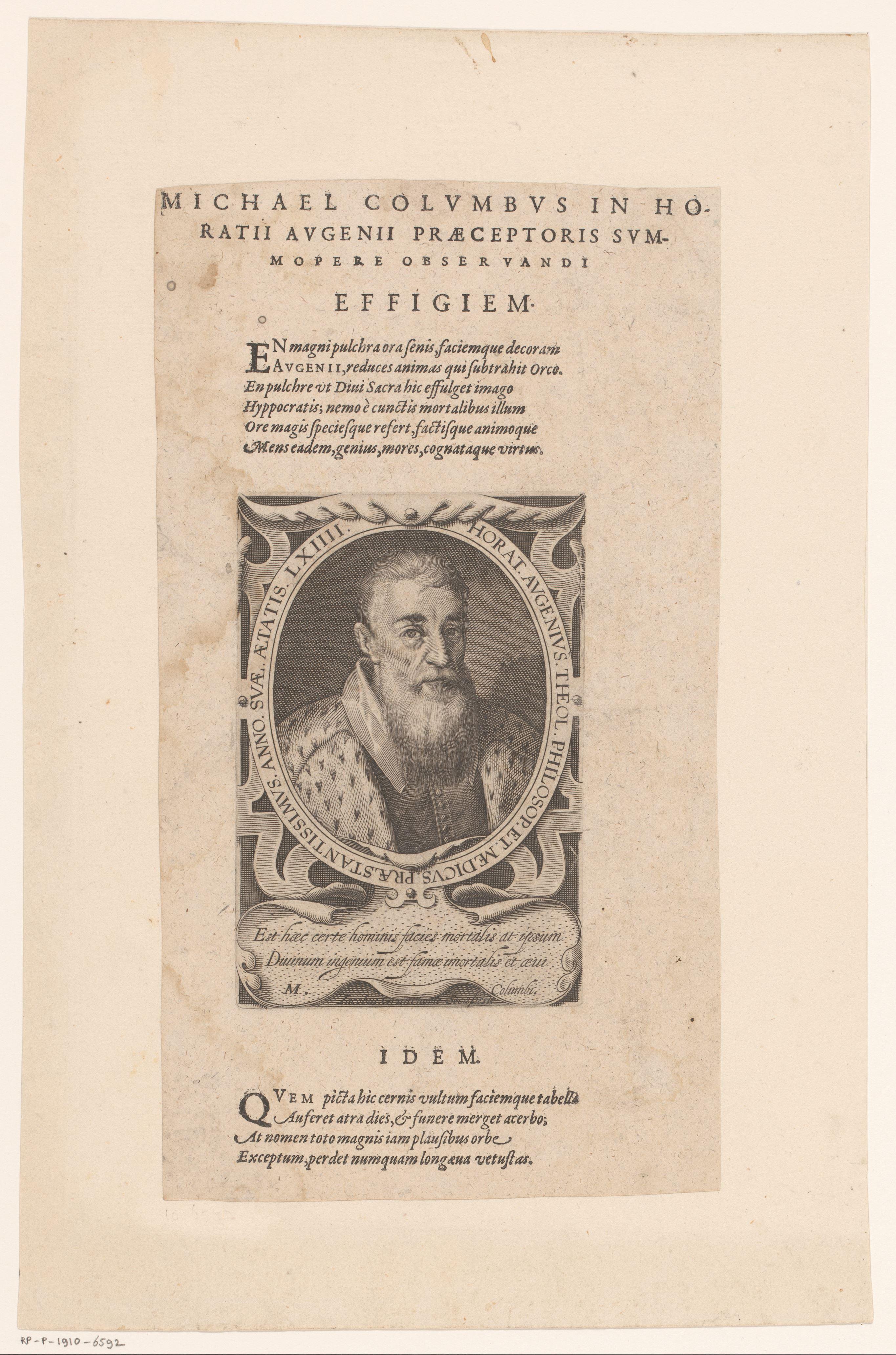 Portret van Orazio Augenio
