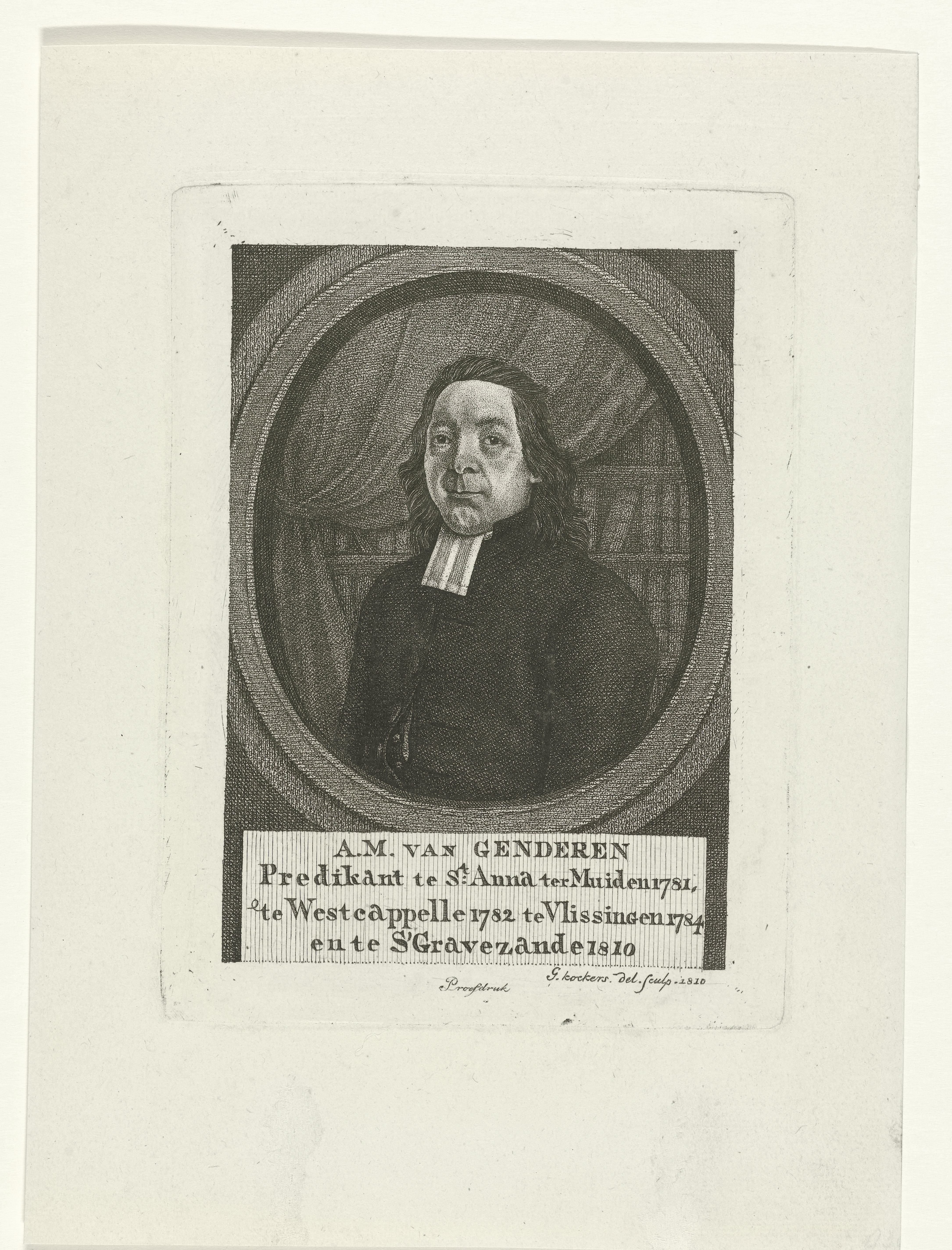 Portret van A.M. van Genderen