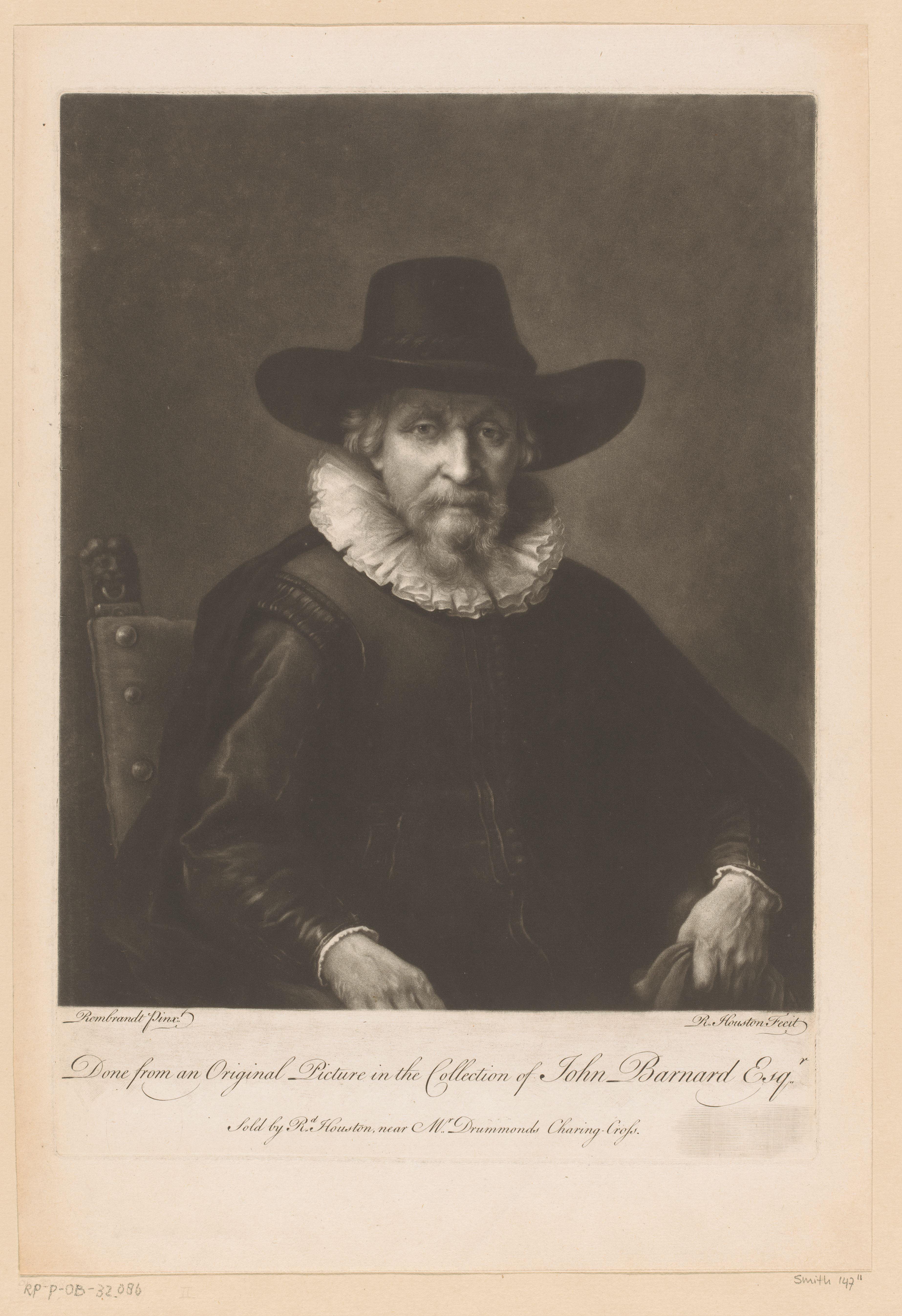 Portret van een burgemeester