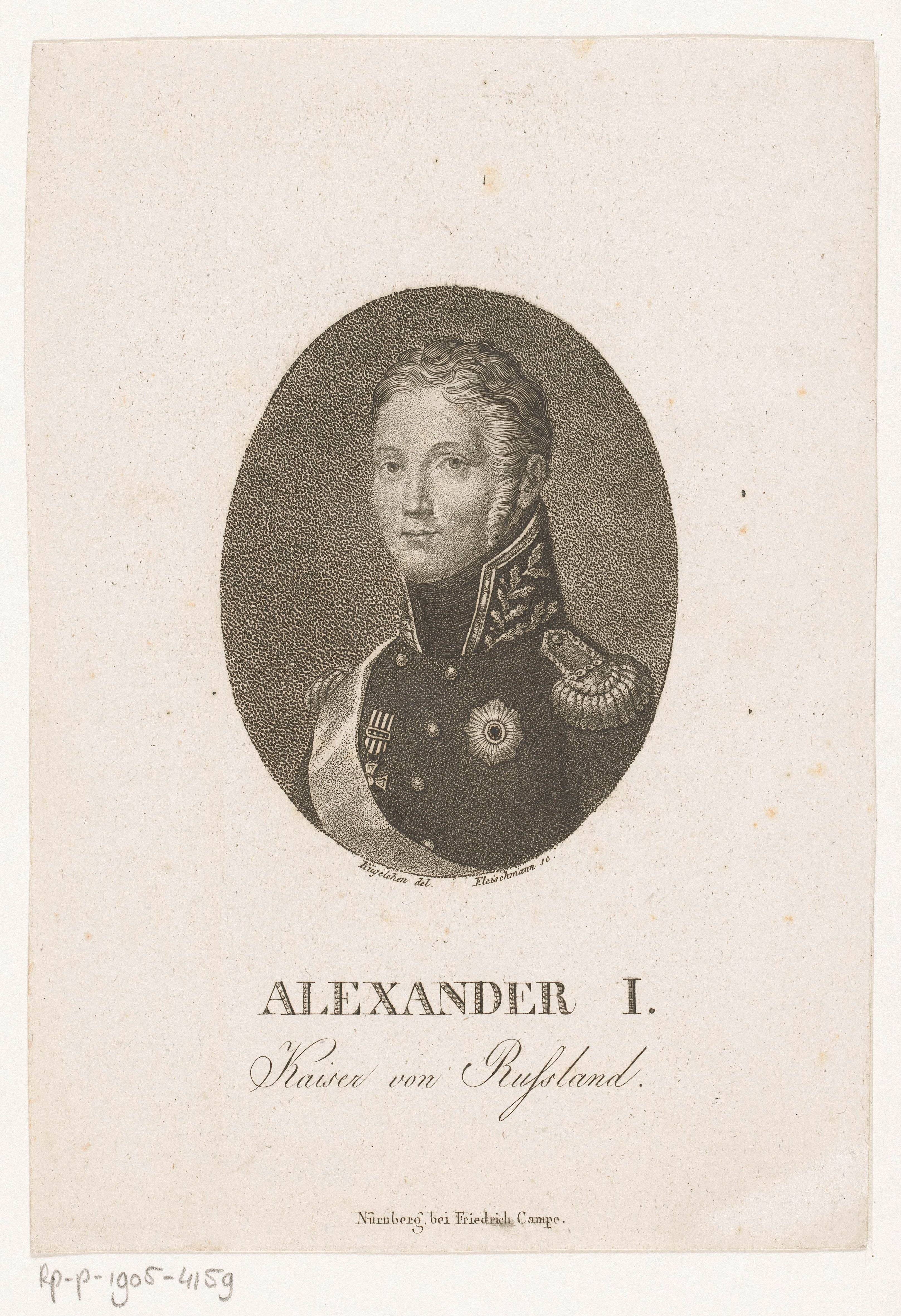 Portret van Alexander I