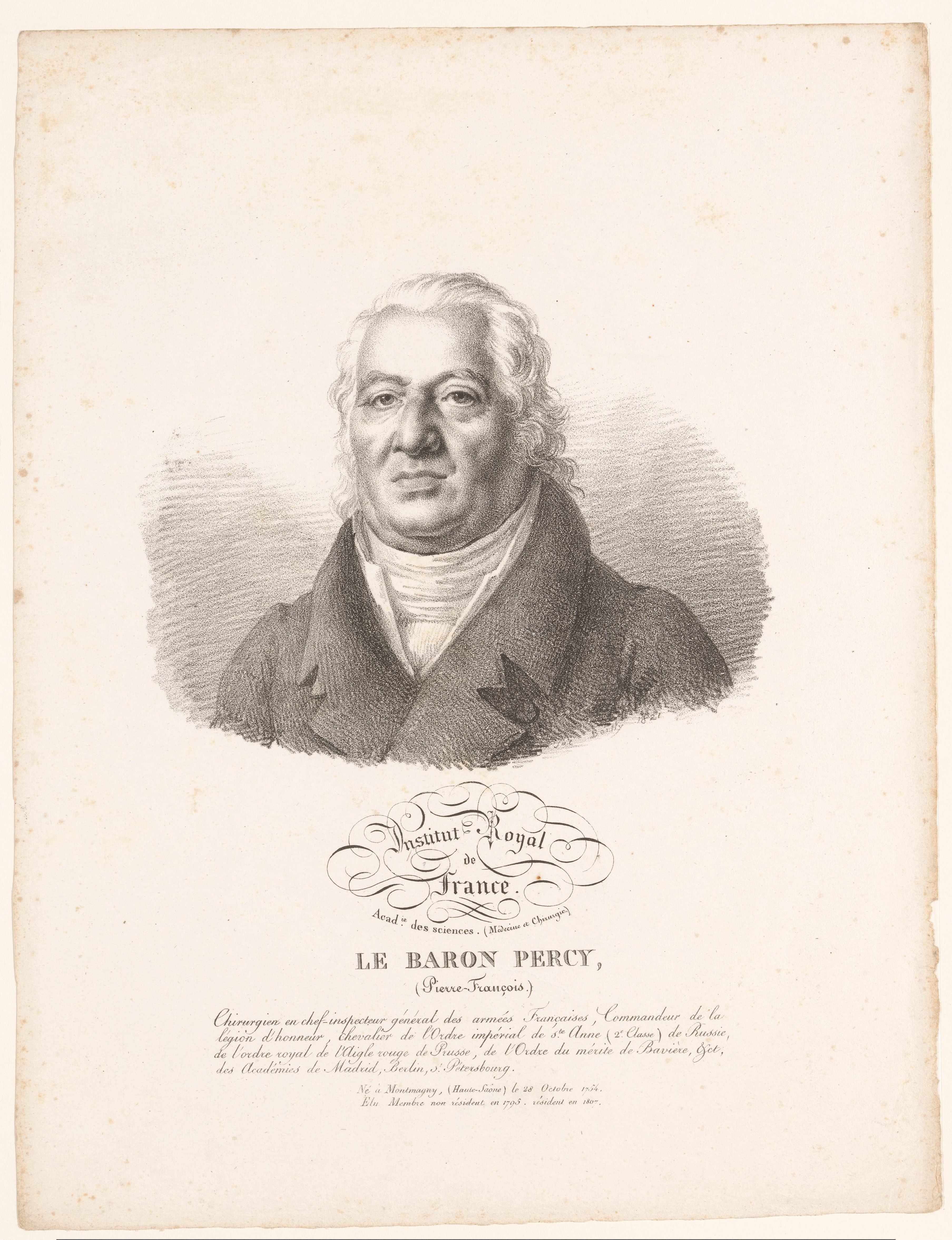 Portret van de chirurg Pierre-François Percy