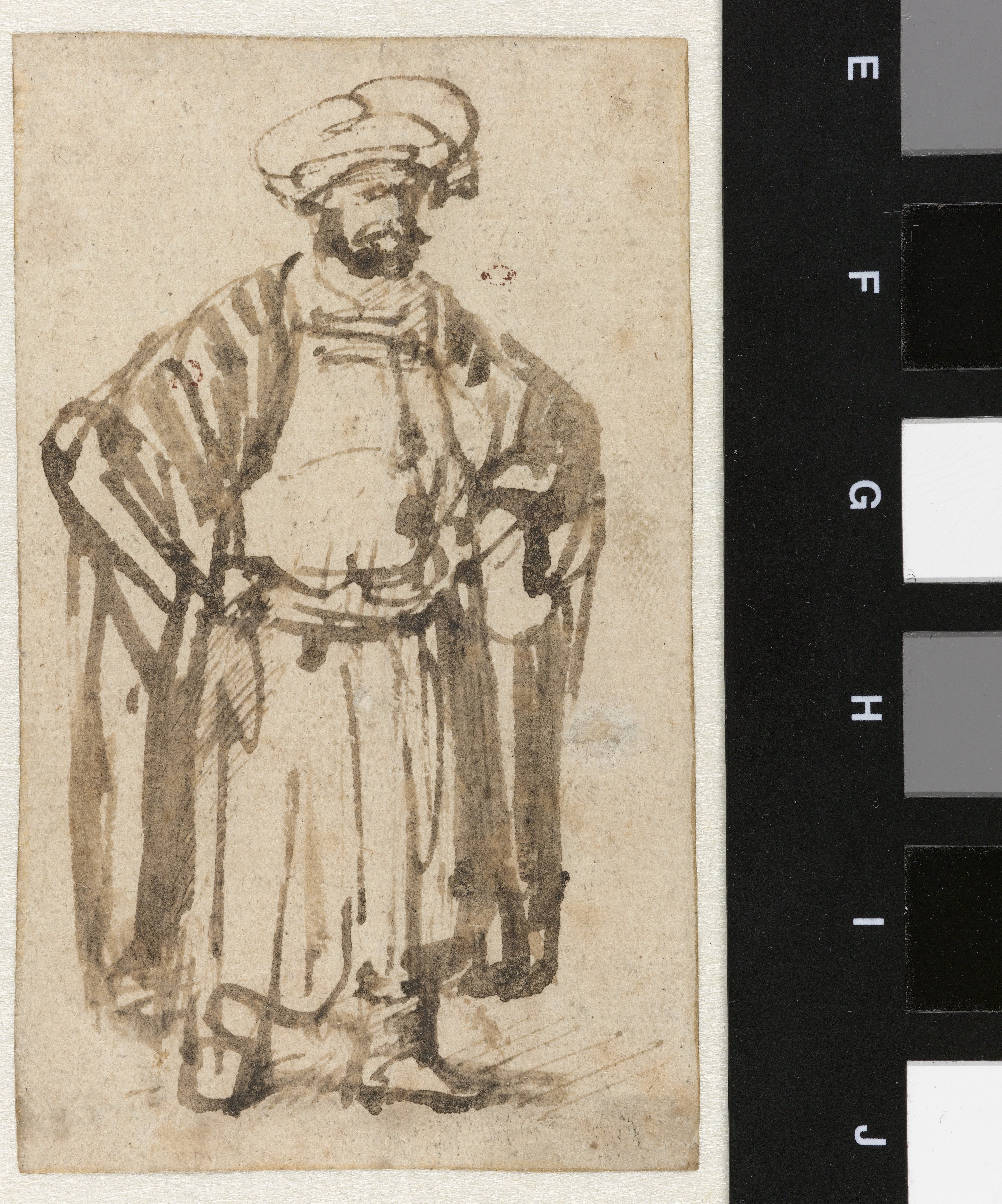 Standing Man, with Arms Akimbo