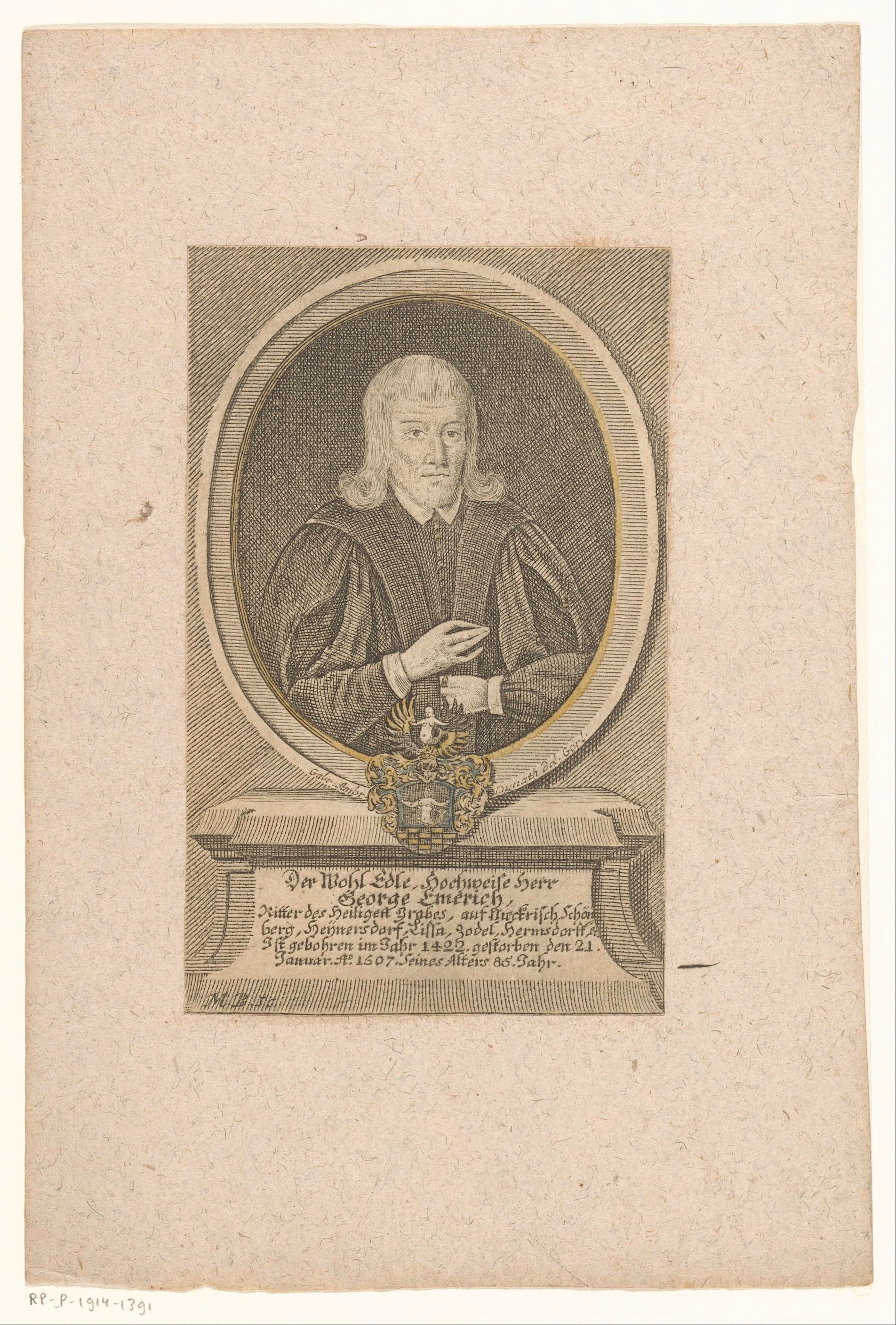 Portret van Georg Emerich