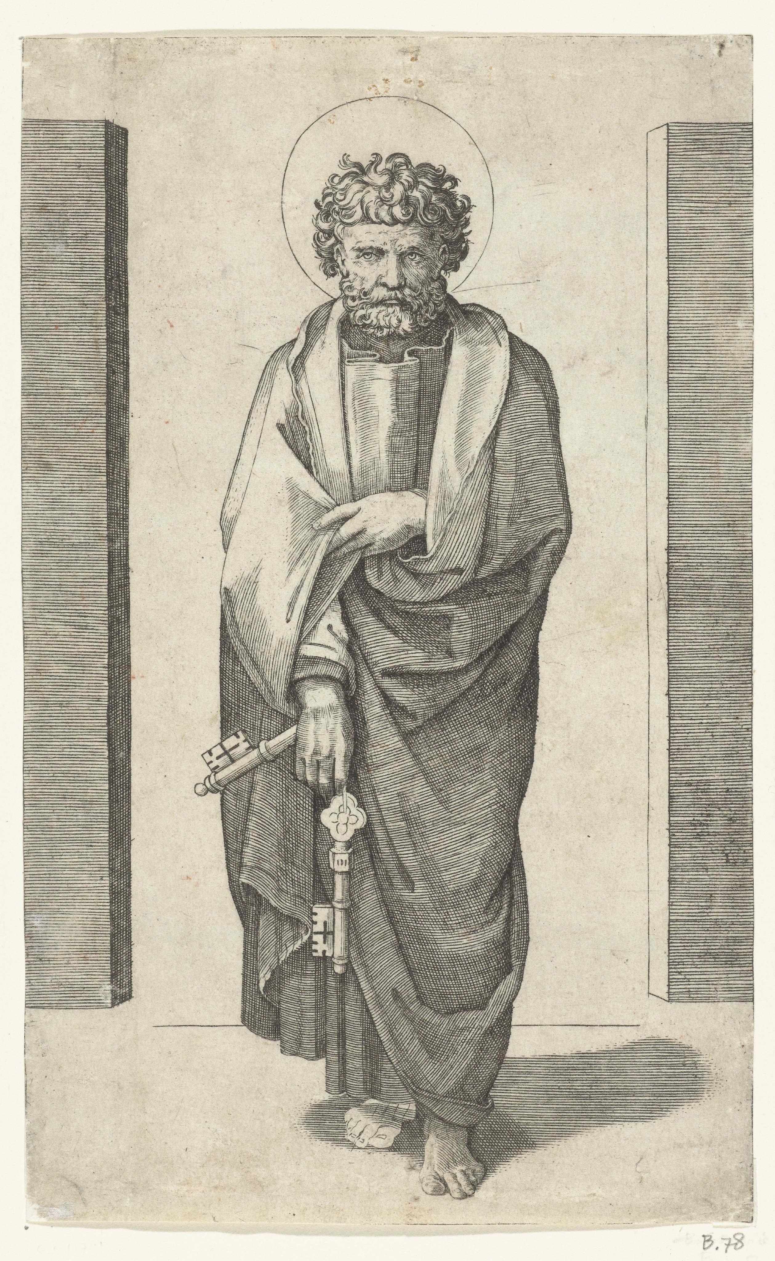 Apostel Petrus met sleutels
