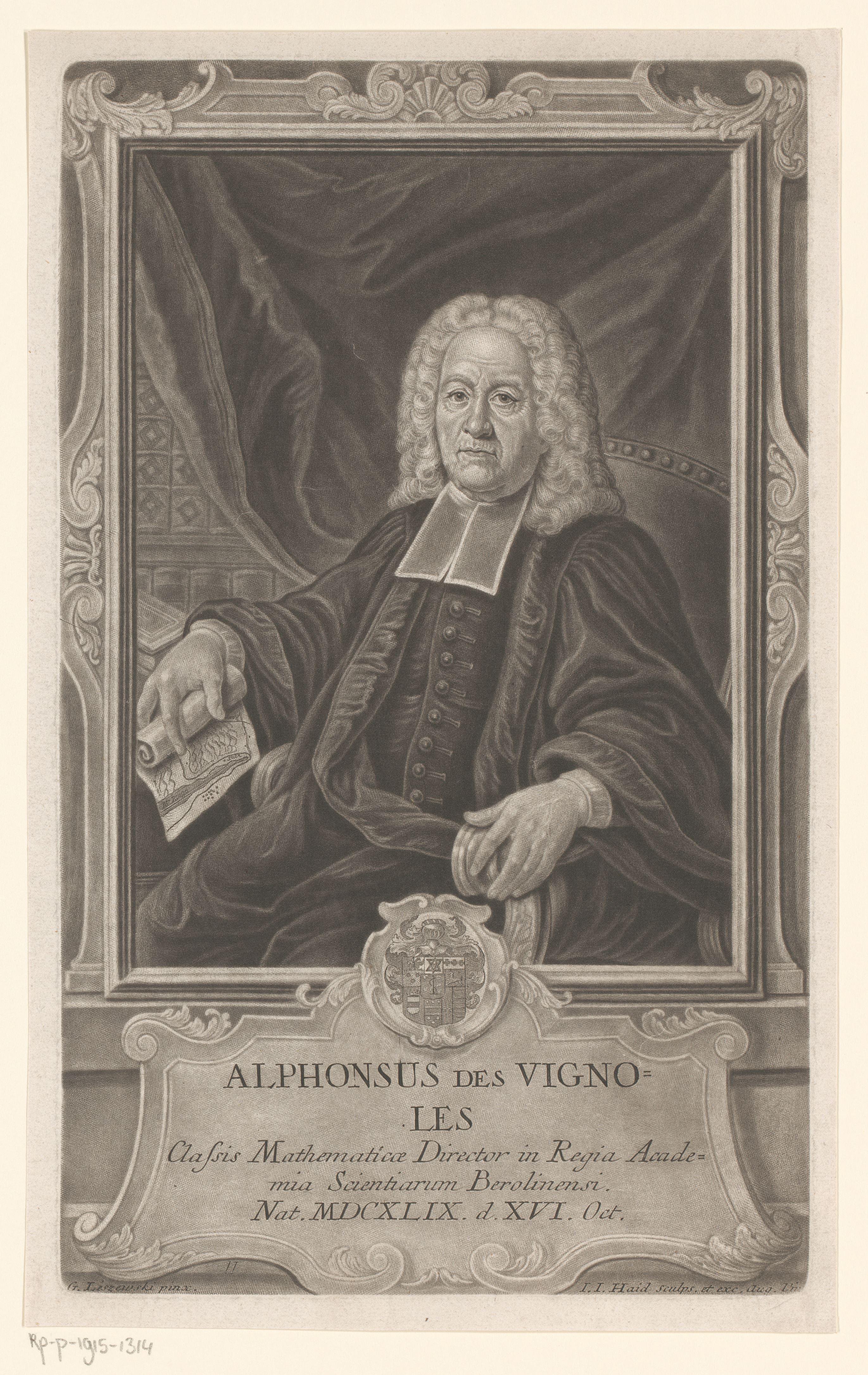 Portret van Alphonse des Vignolles