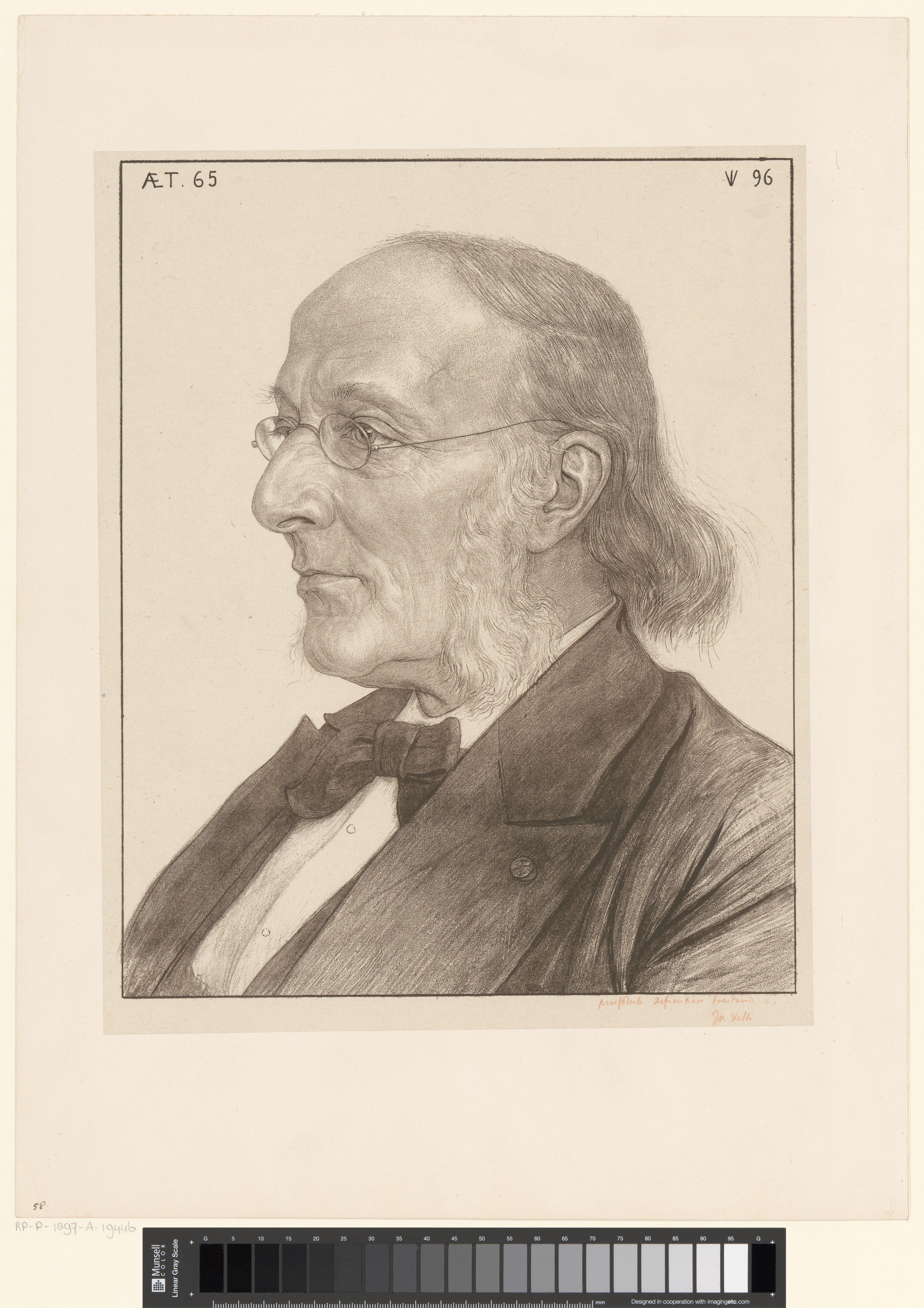 Portret van Antonie Hendrik Gerrit Paul van den Es