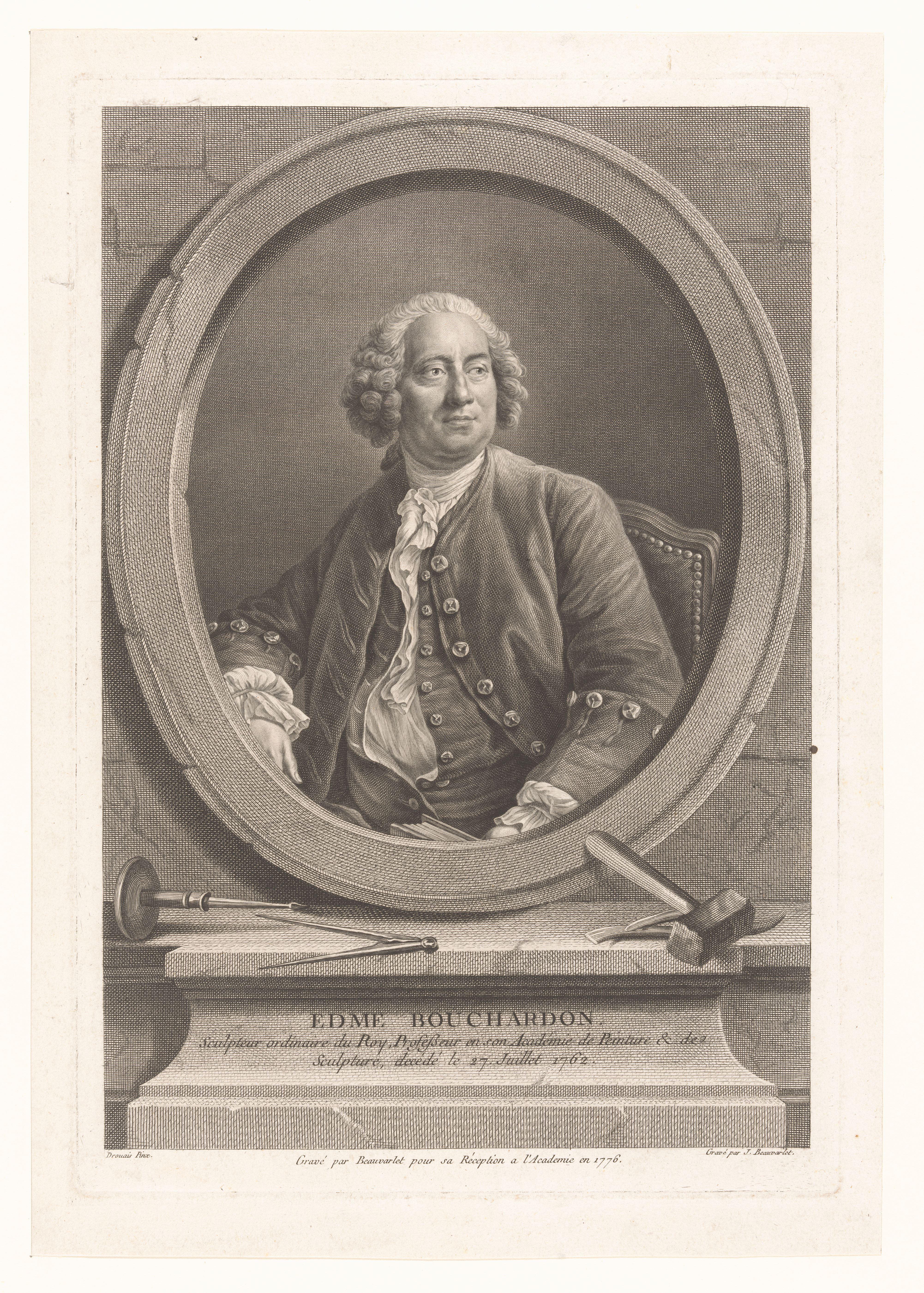 Portret van Edmé Bouchardon