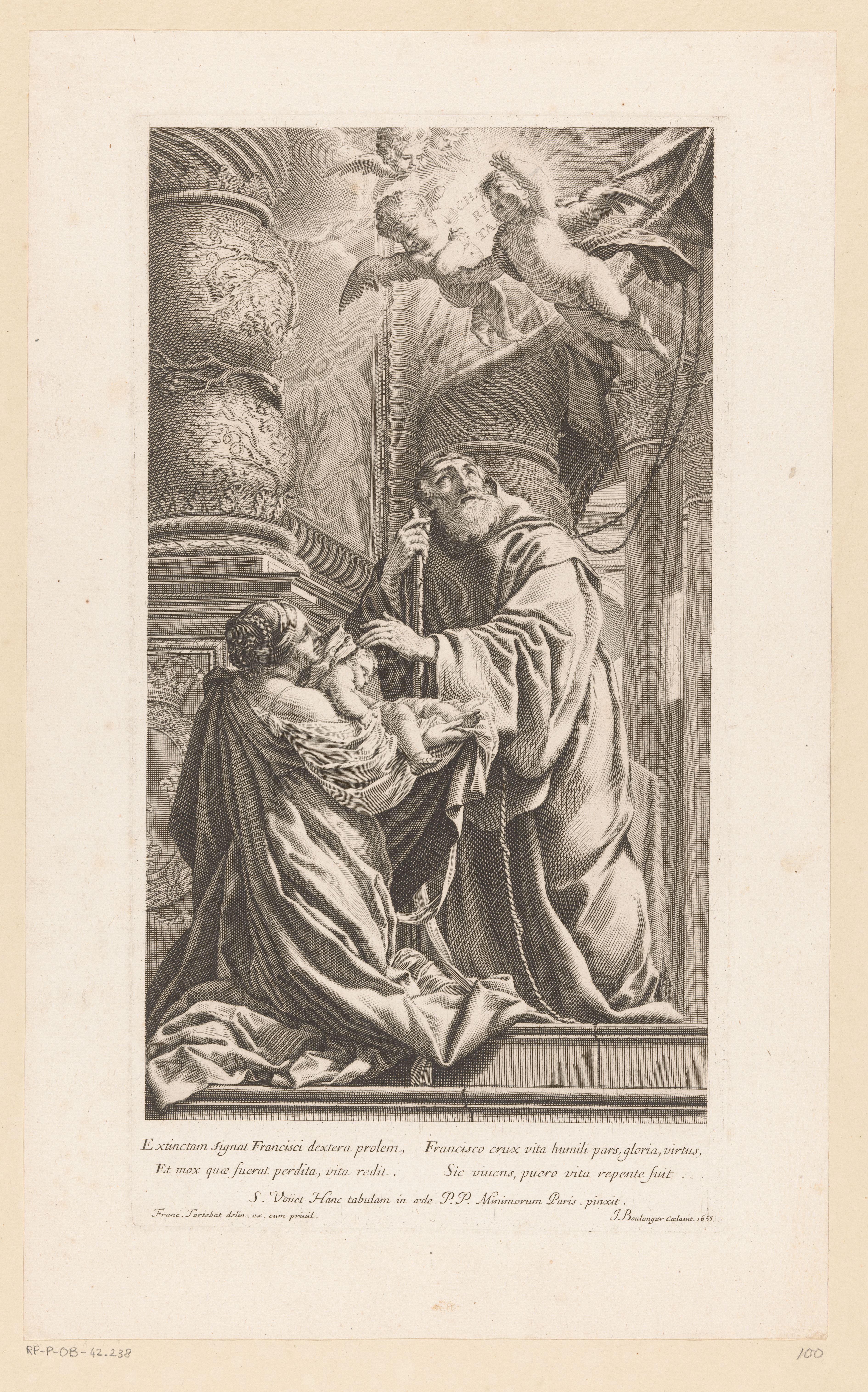 H. Franciscus van Paola wekt een kind tot leven