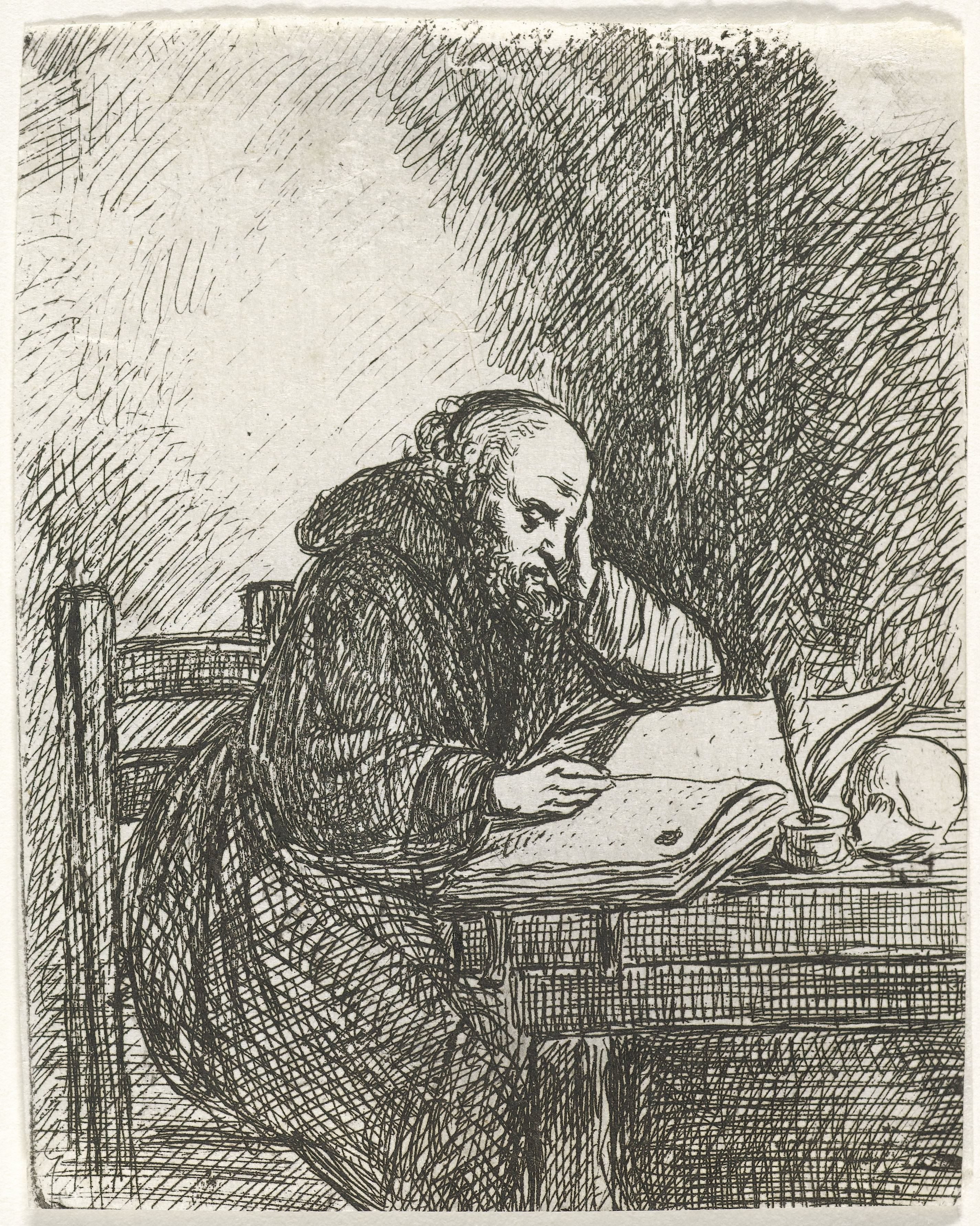 Lezende monnik