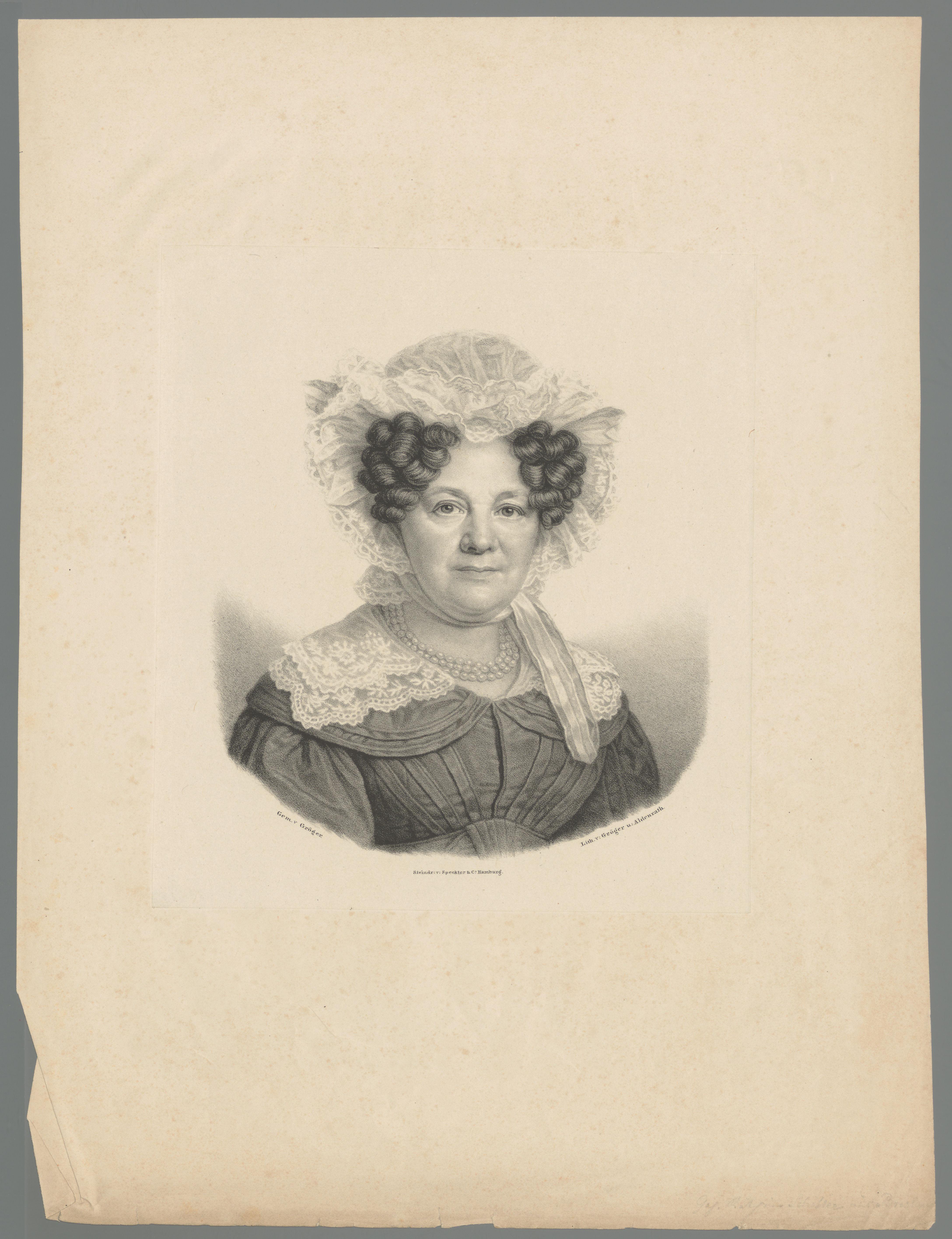 Portret van een onbekende vrouw
