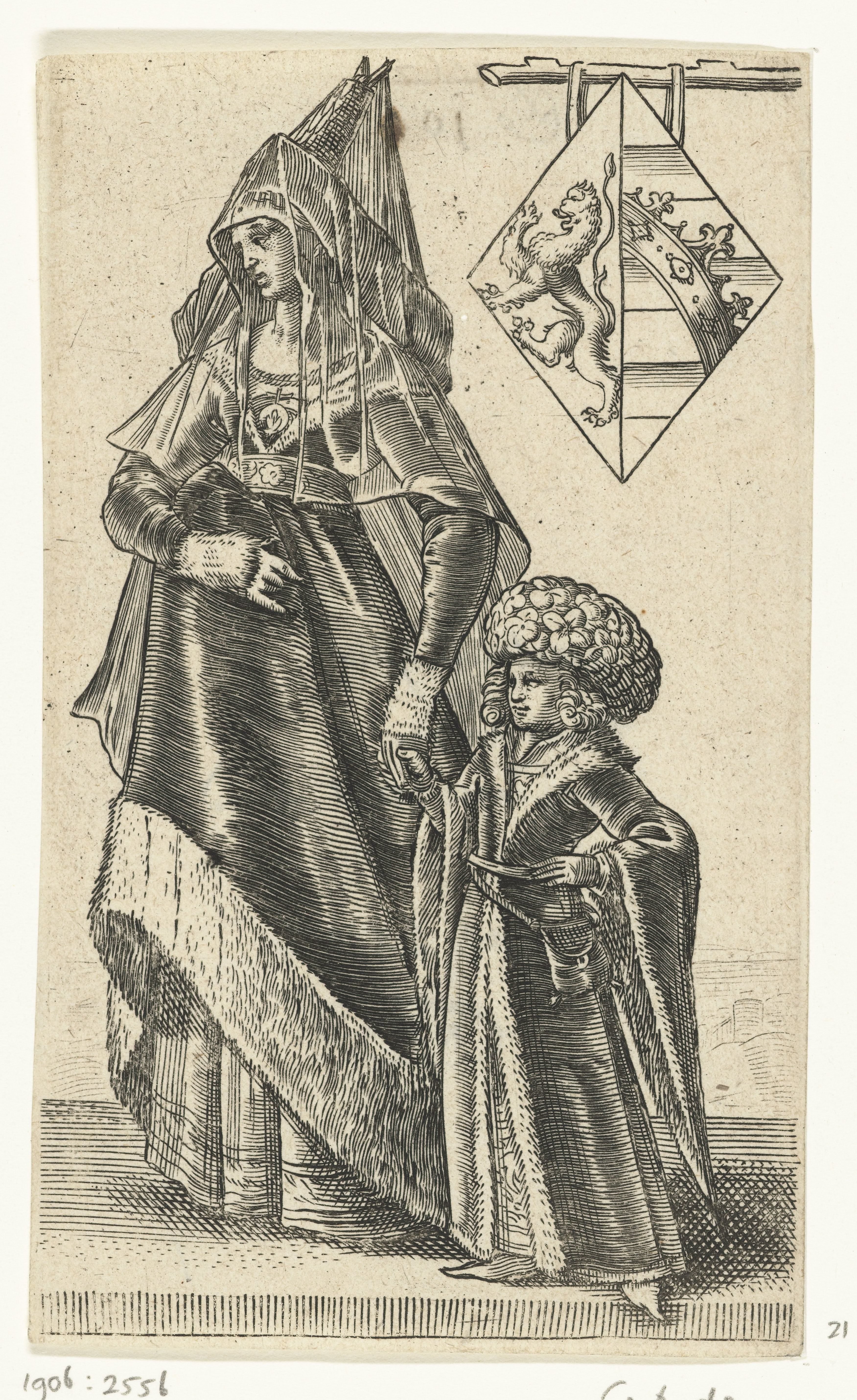 Portret van Geertruida van Saksen