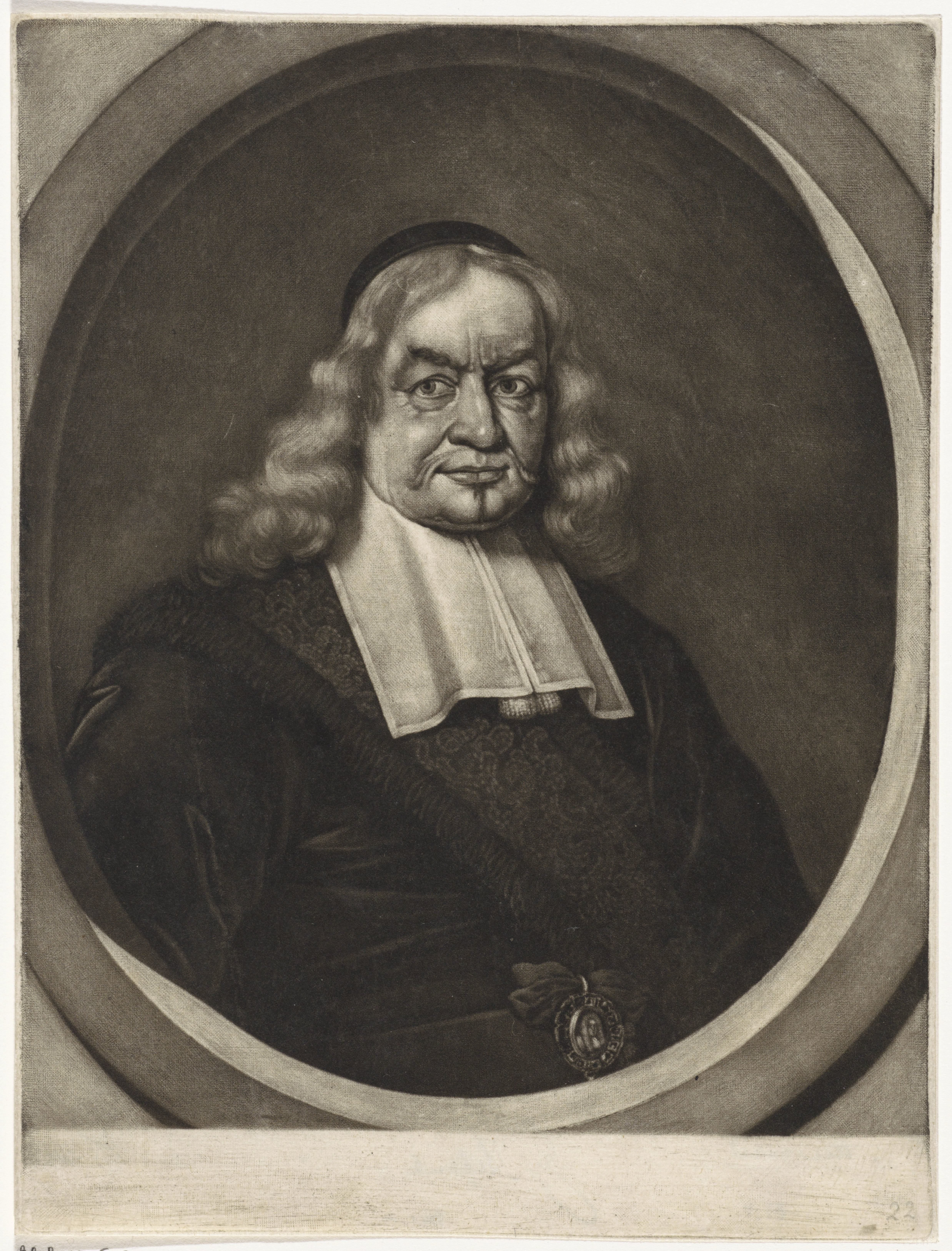 Portret van Ernst Ludwig Aveman
