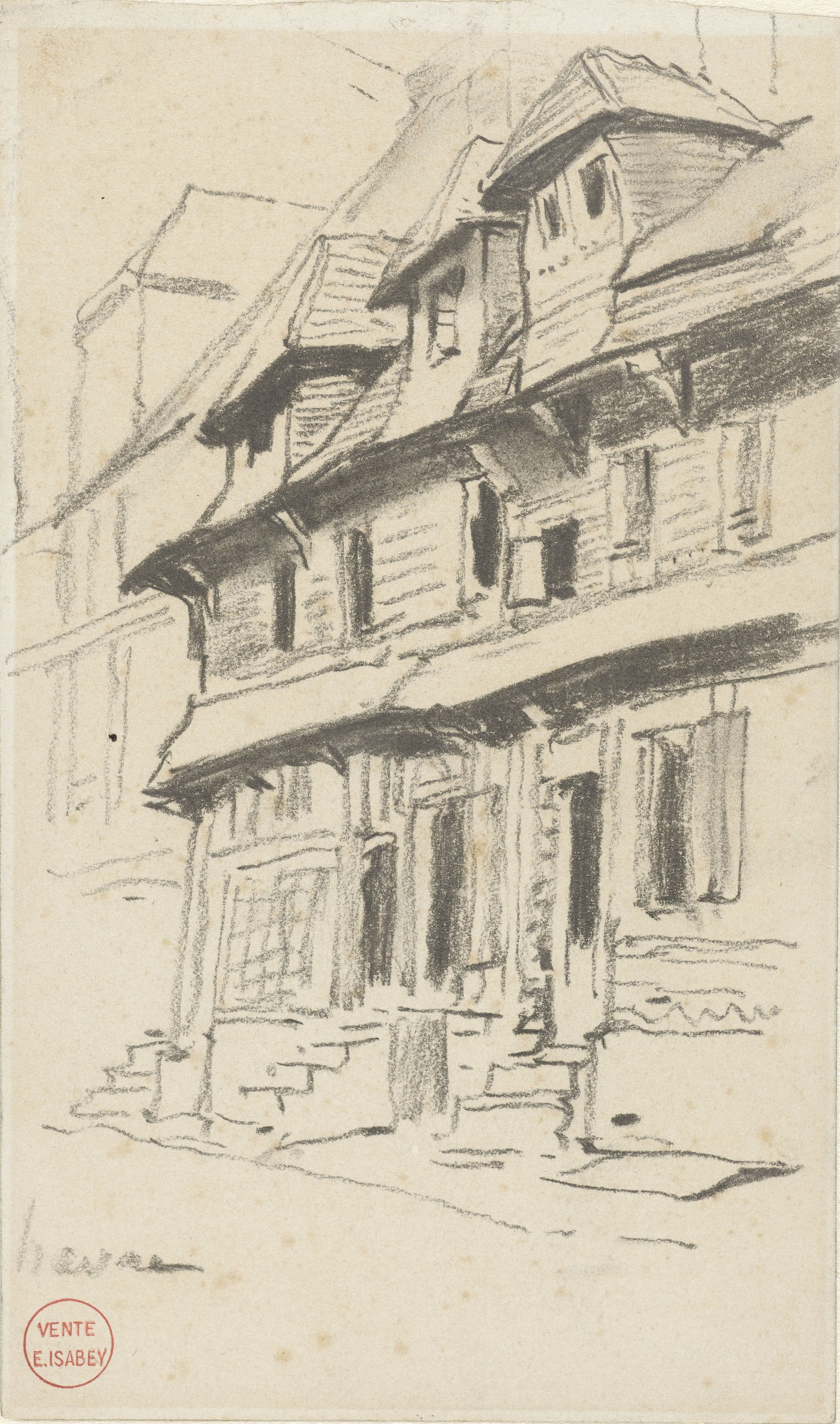 Oude huizen te Le Havre