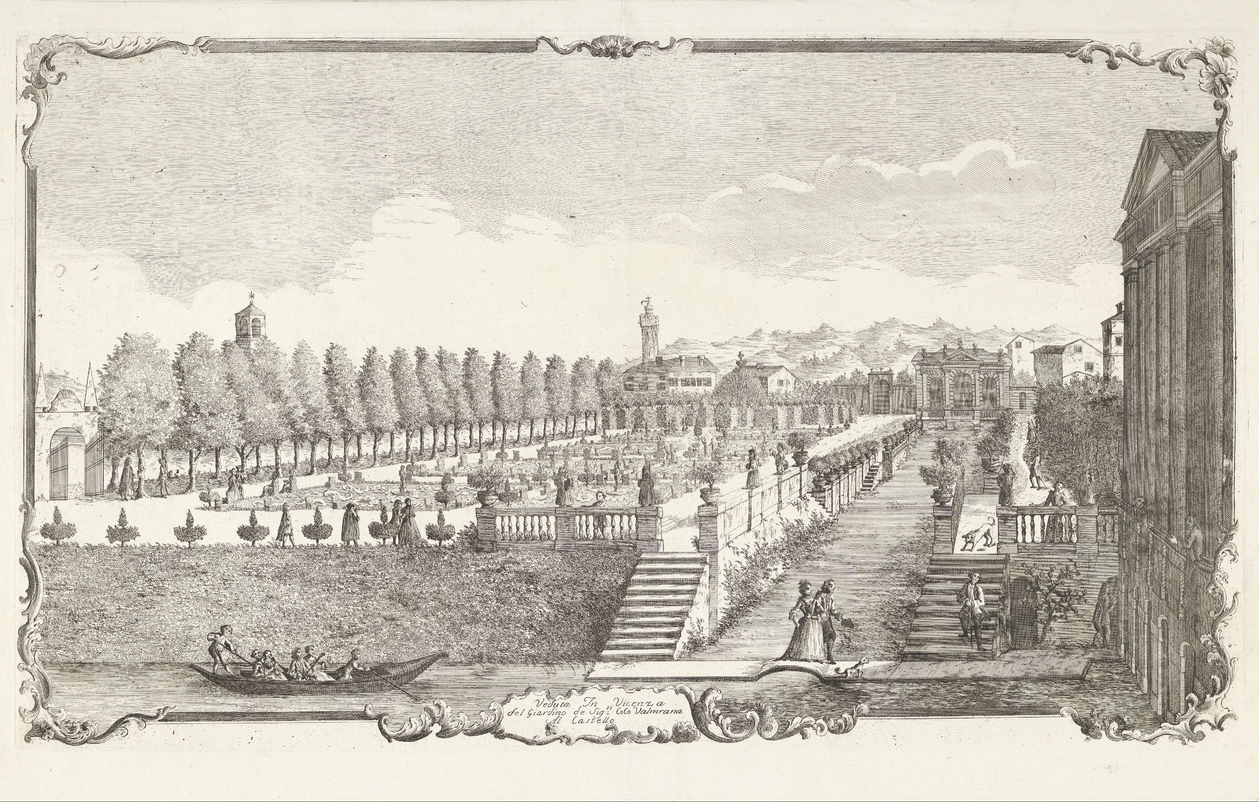 Tuin van Coco Valmarana in Vicenza