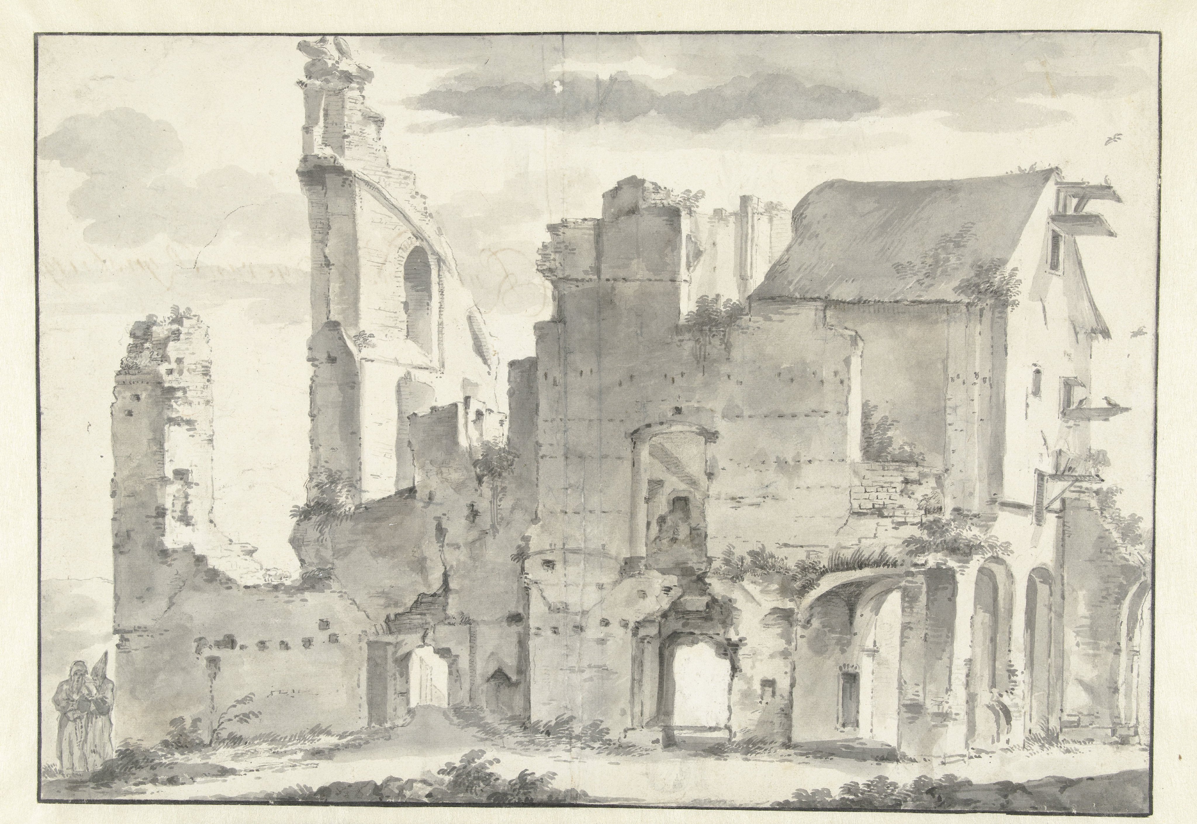Ruïne van de abdij van Rijnsburg