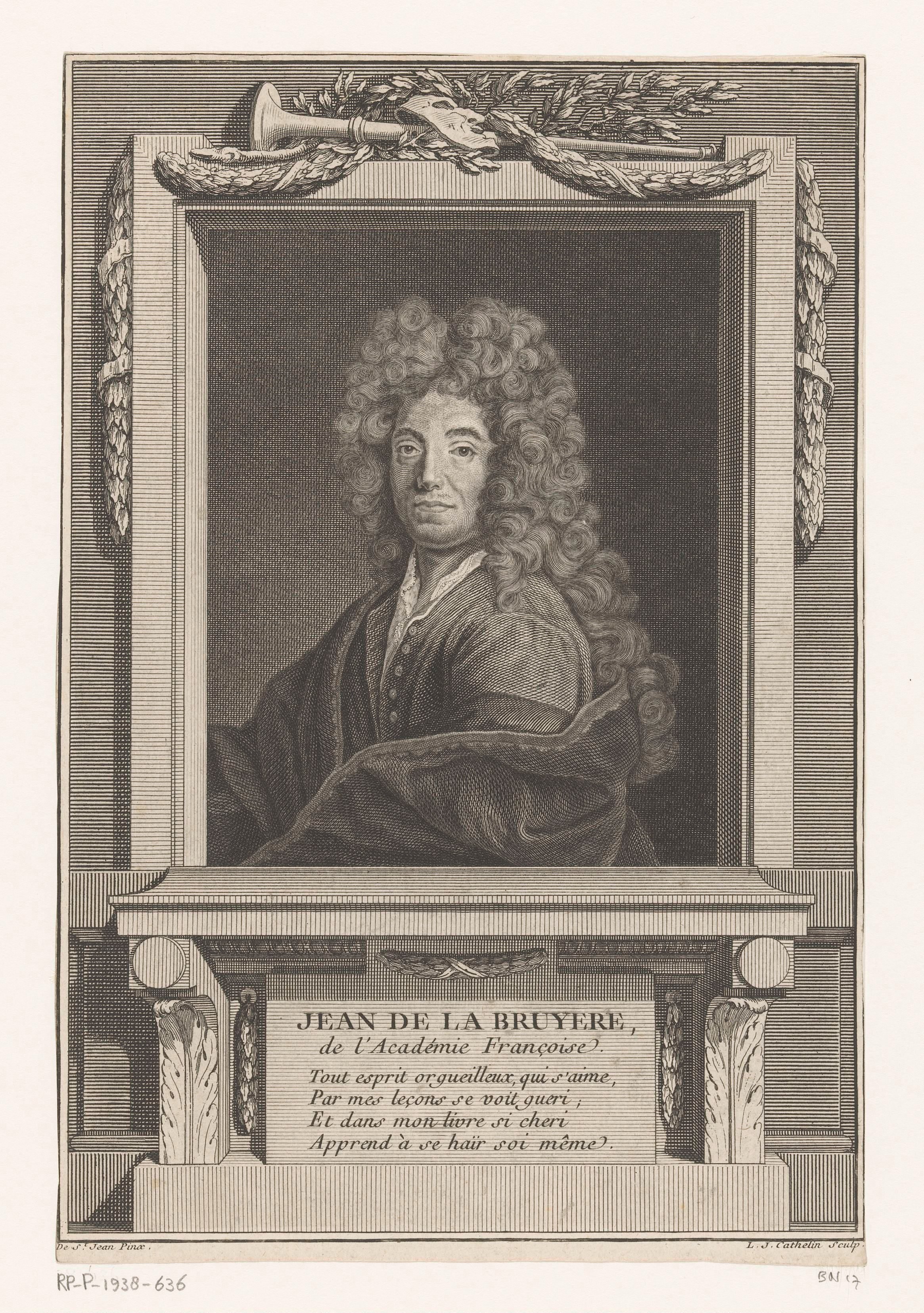 Portret van Jean de la Bruyère
