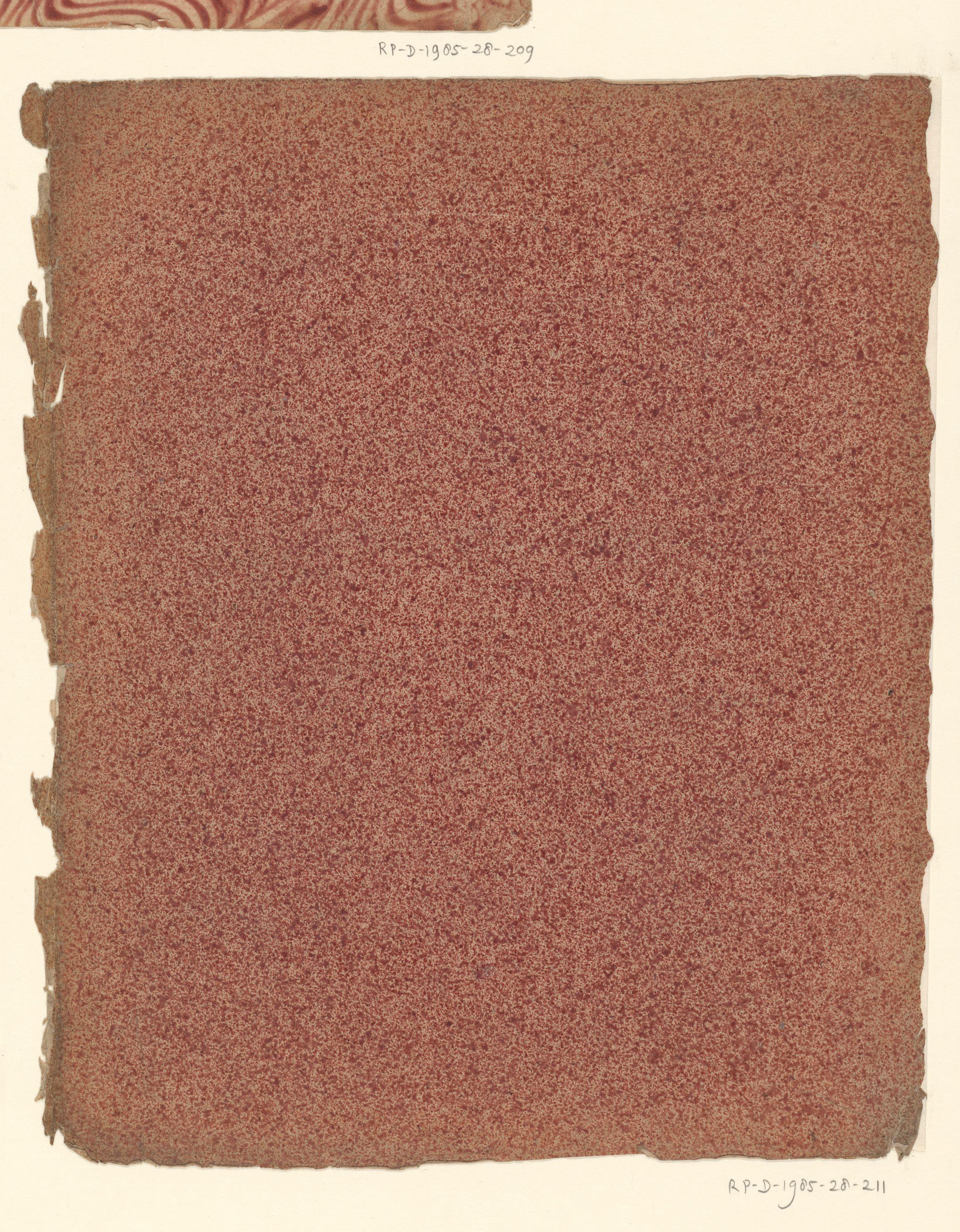 Rood gespikkeld papier