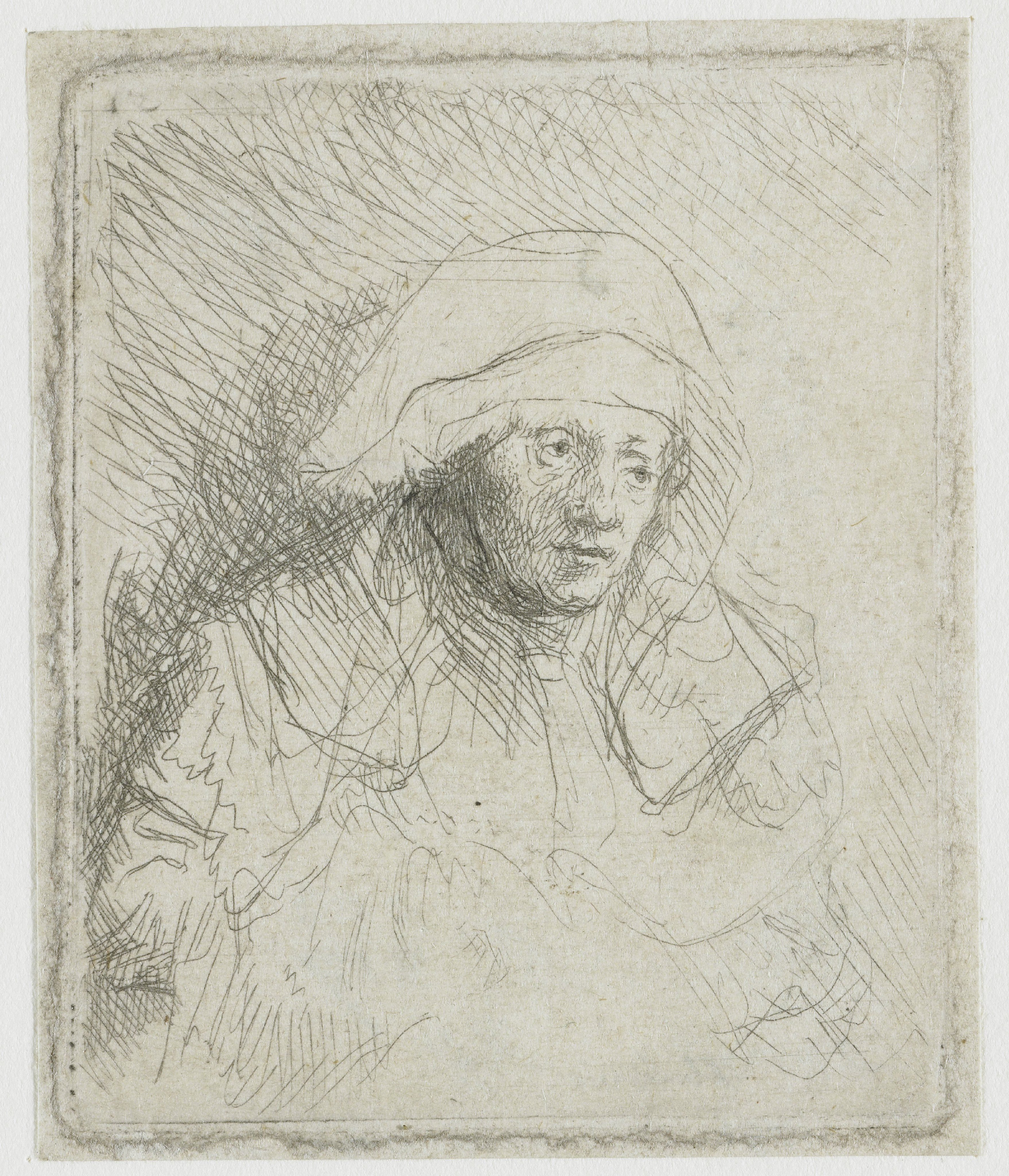 Sick Woman with a White Headdress (Saskia)