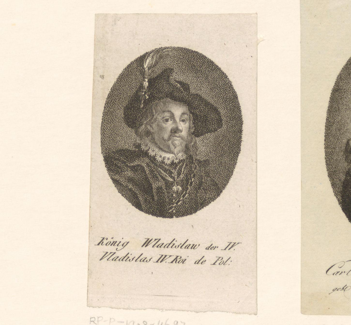 Portret van koning Wladislaus Wasa, koning van Polen