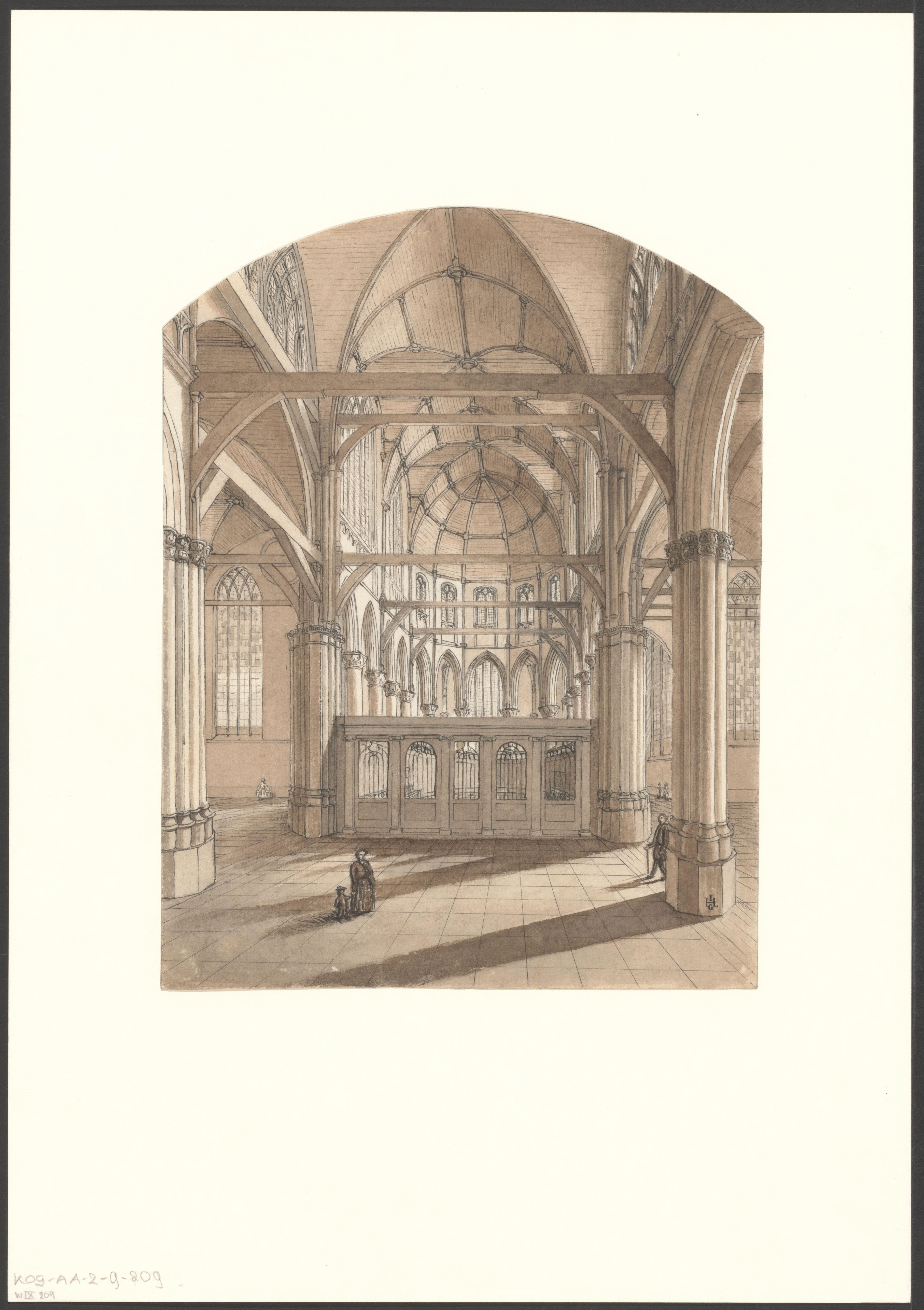 Interieur van de Oude Kerk