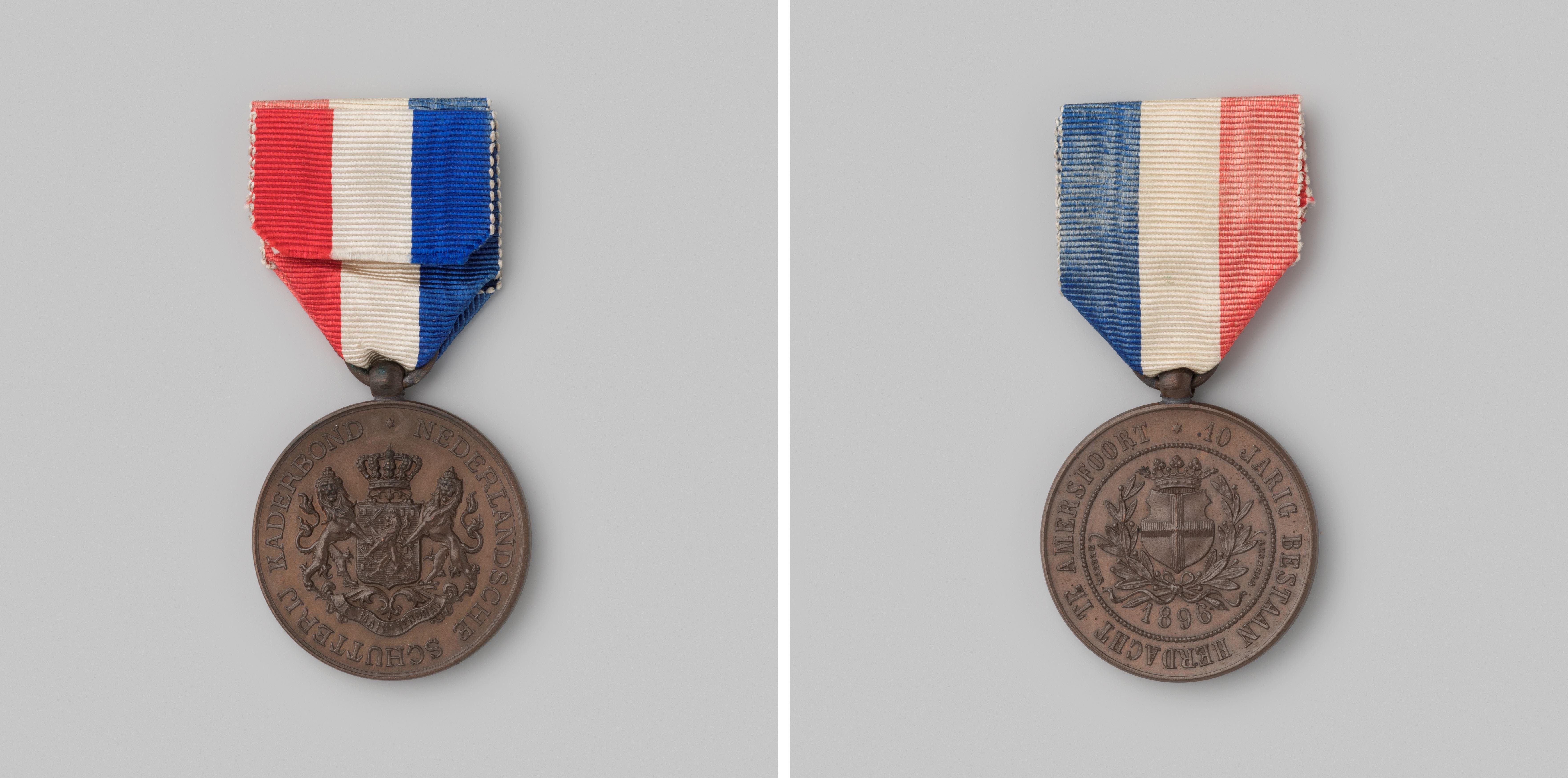 Gedenkpenning van het tienjarig bestaan van de Nederlandschen Schutterij Kaderbond