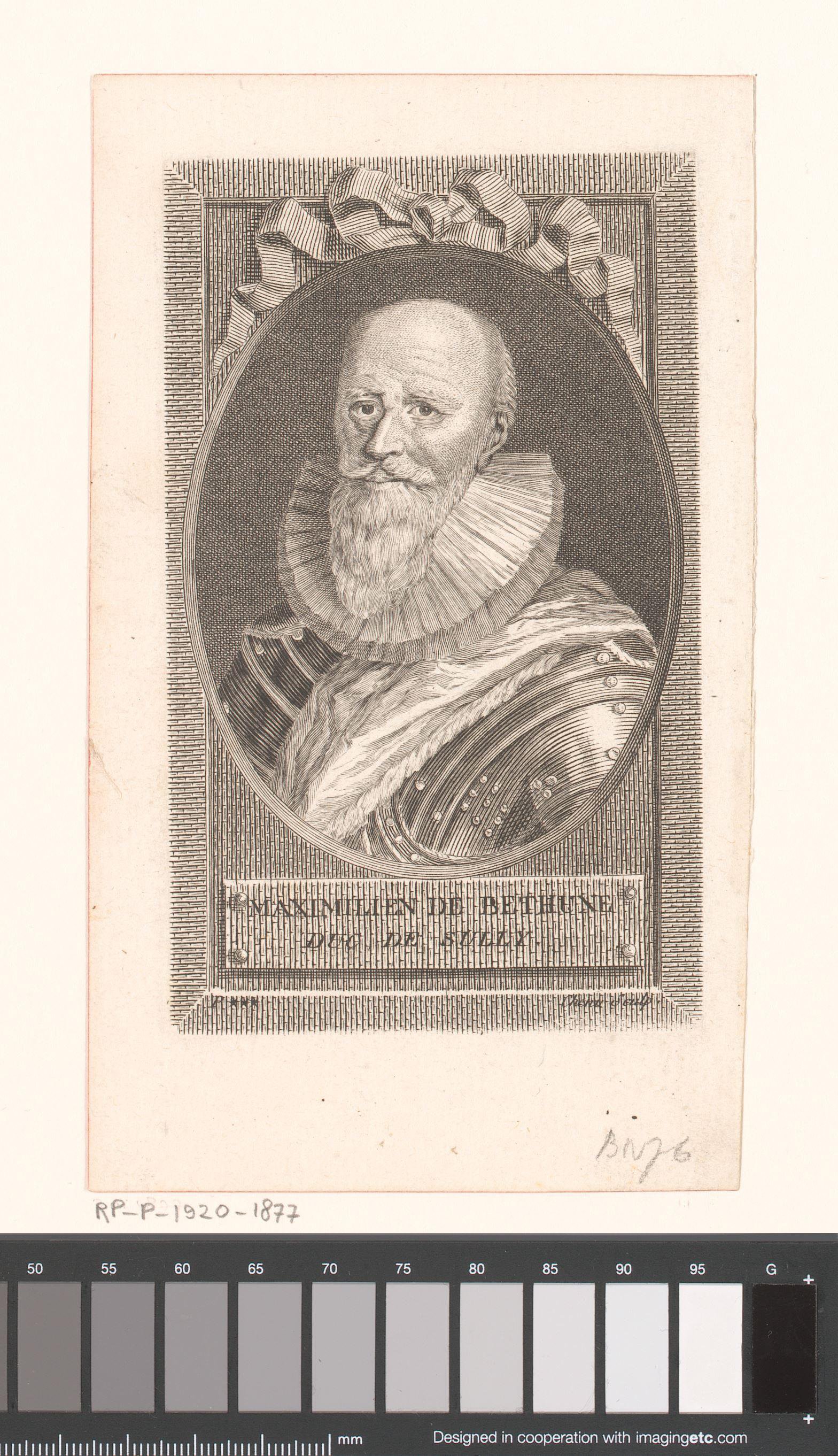 Portret van Maximilien de Béthune