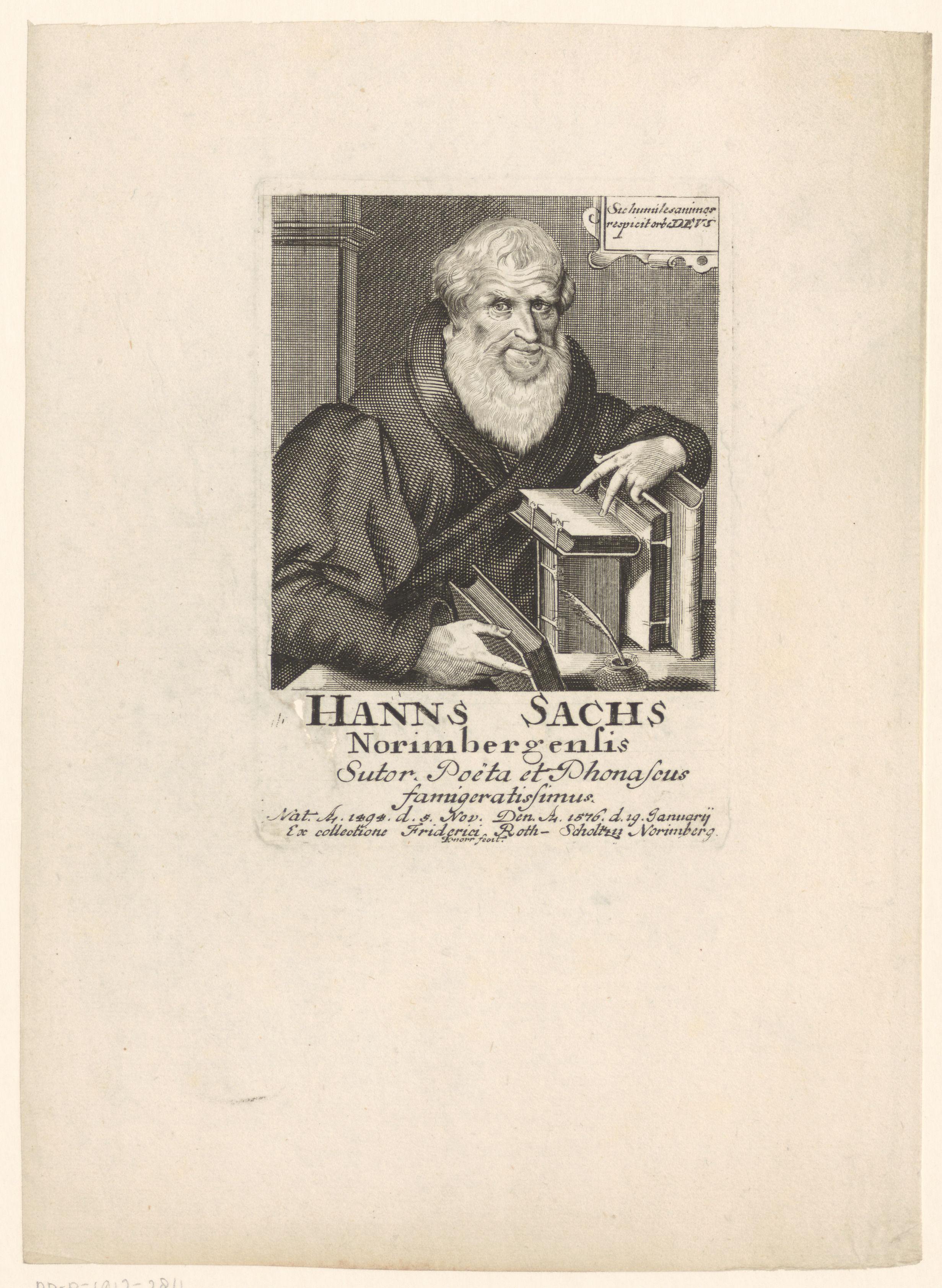 Portret van Hans Sachs