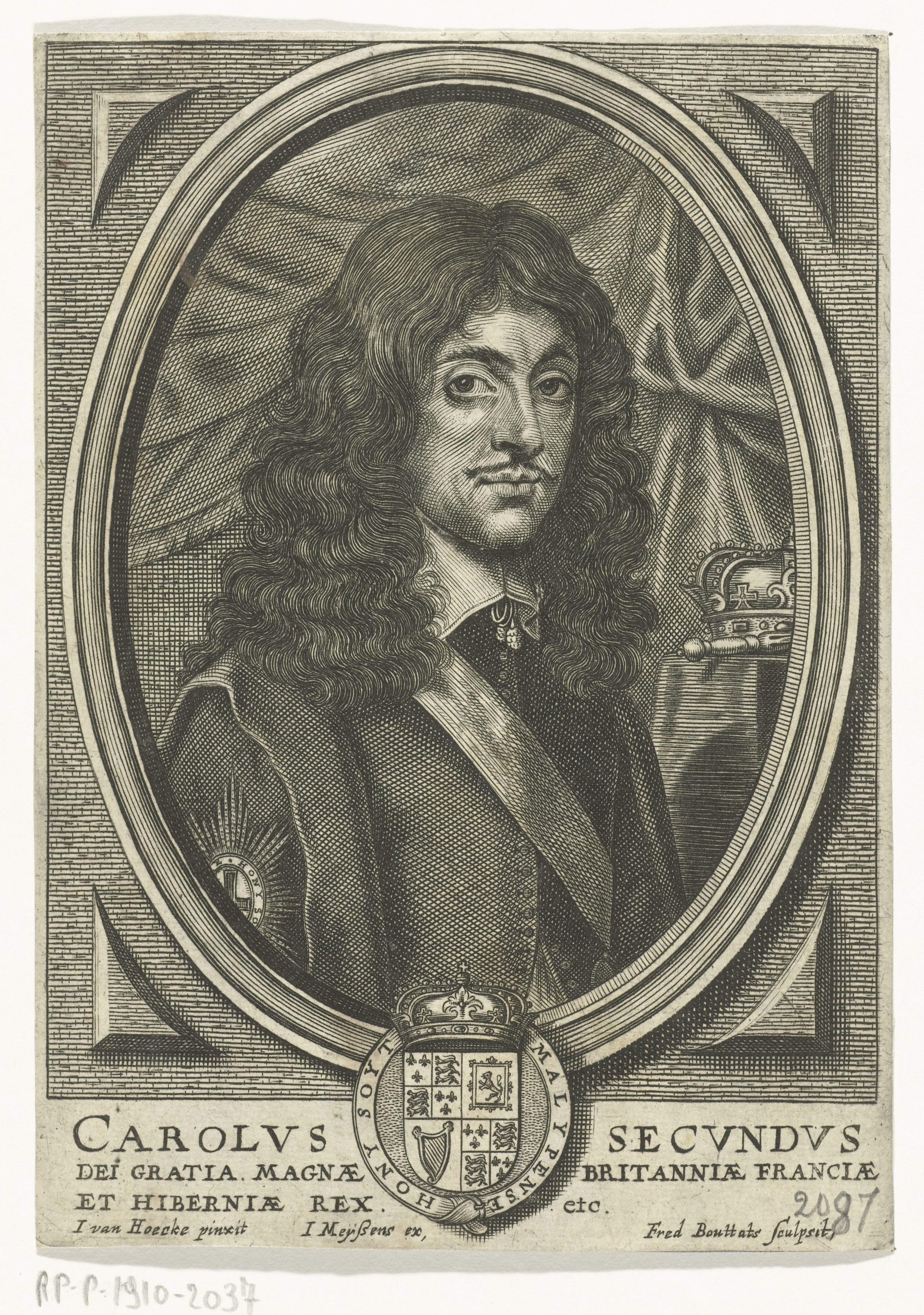 Portret van Karel II van Engeland