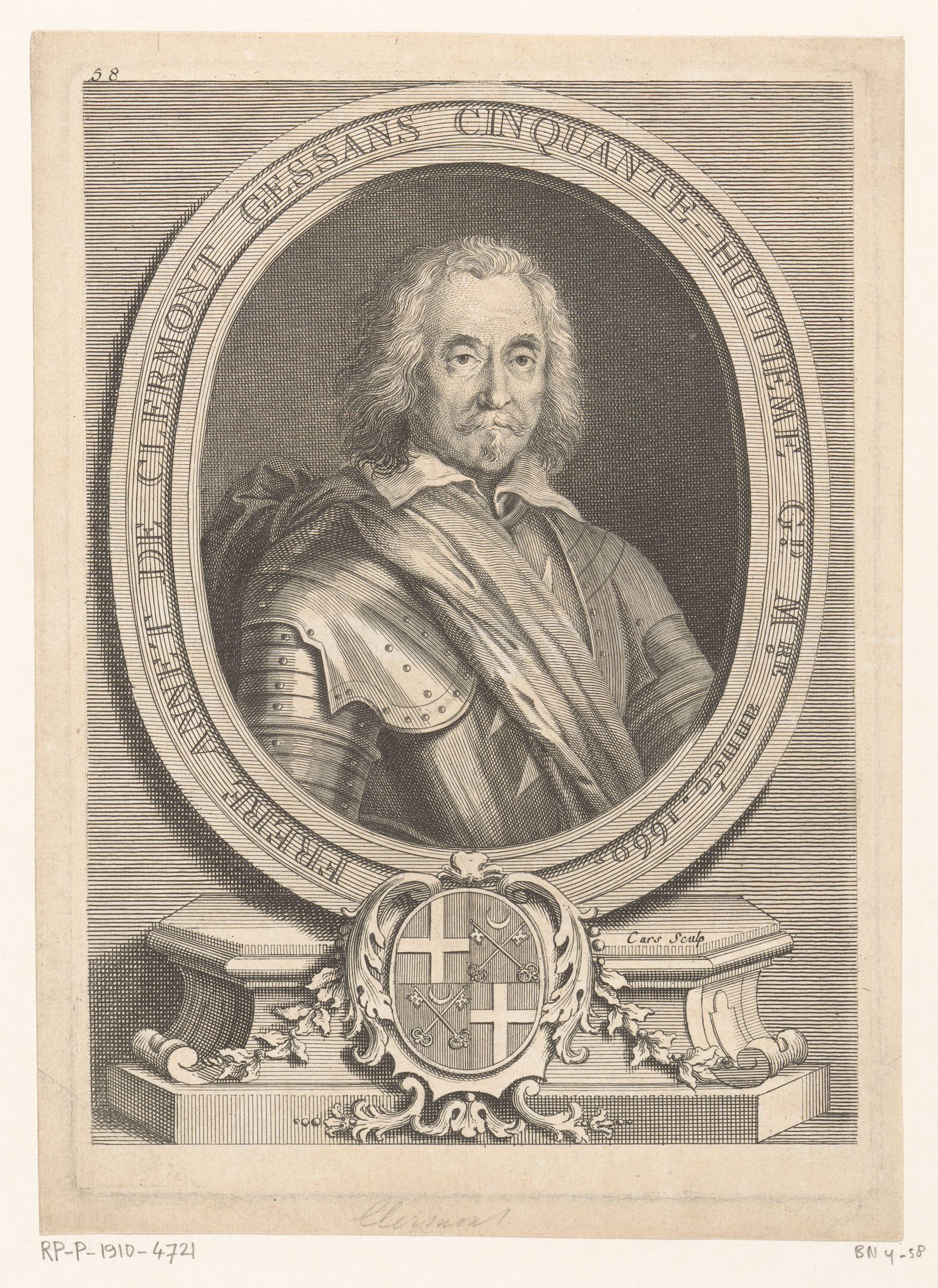 Portret van Annet de Clermont de Chattes-Gessant