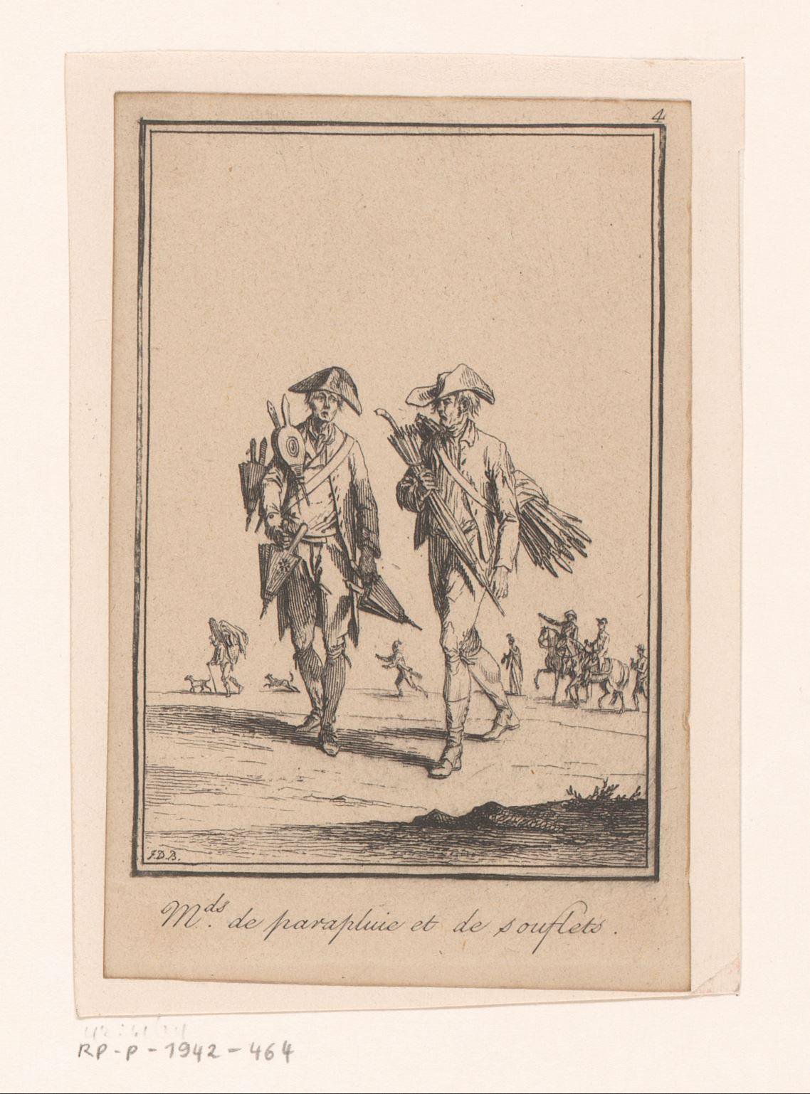Paraplu- en blaasbalgverkopers