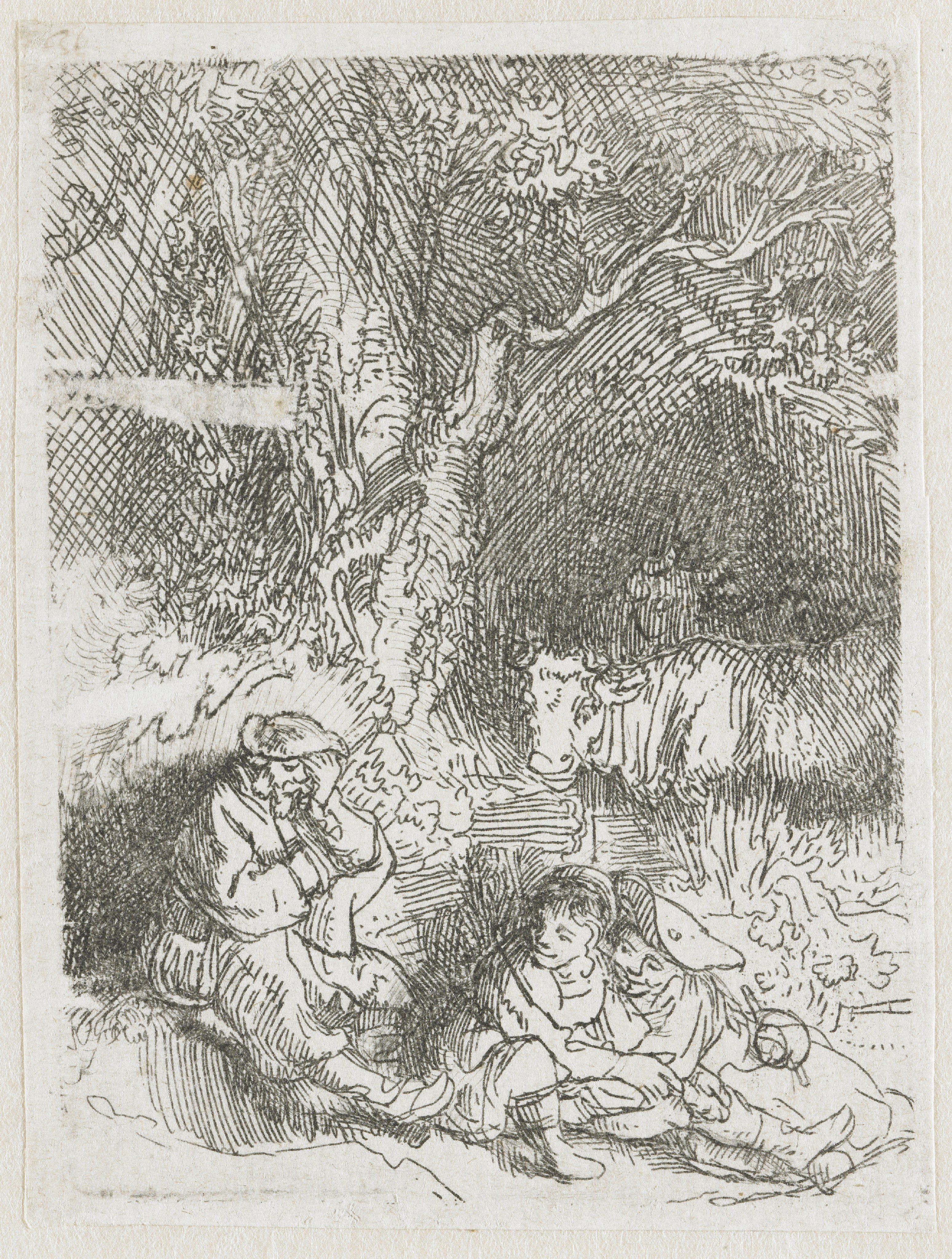 The sleeping herdsman