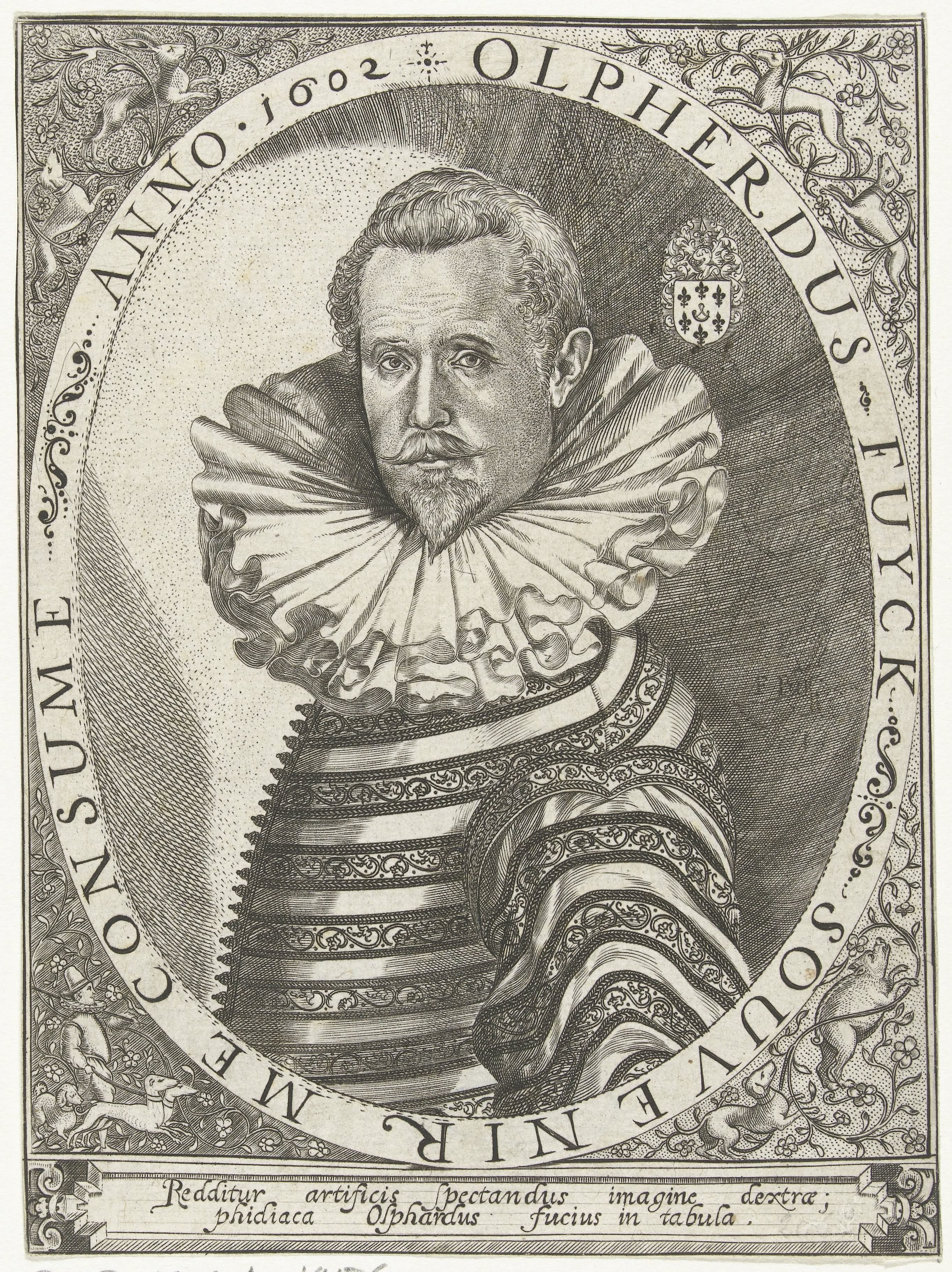 Portret van Olpherdus Fuyck (Olfert Fuchs?)