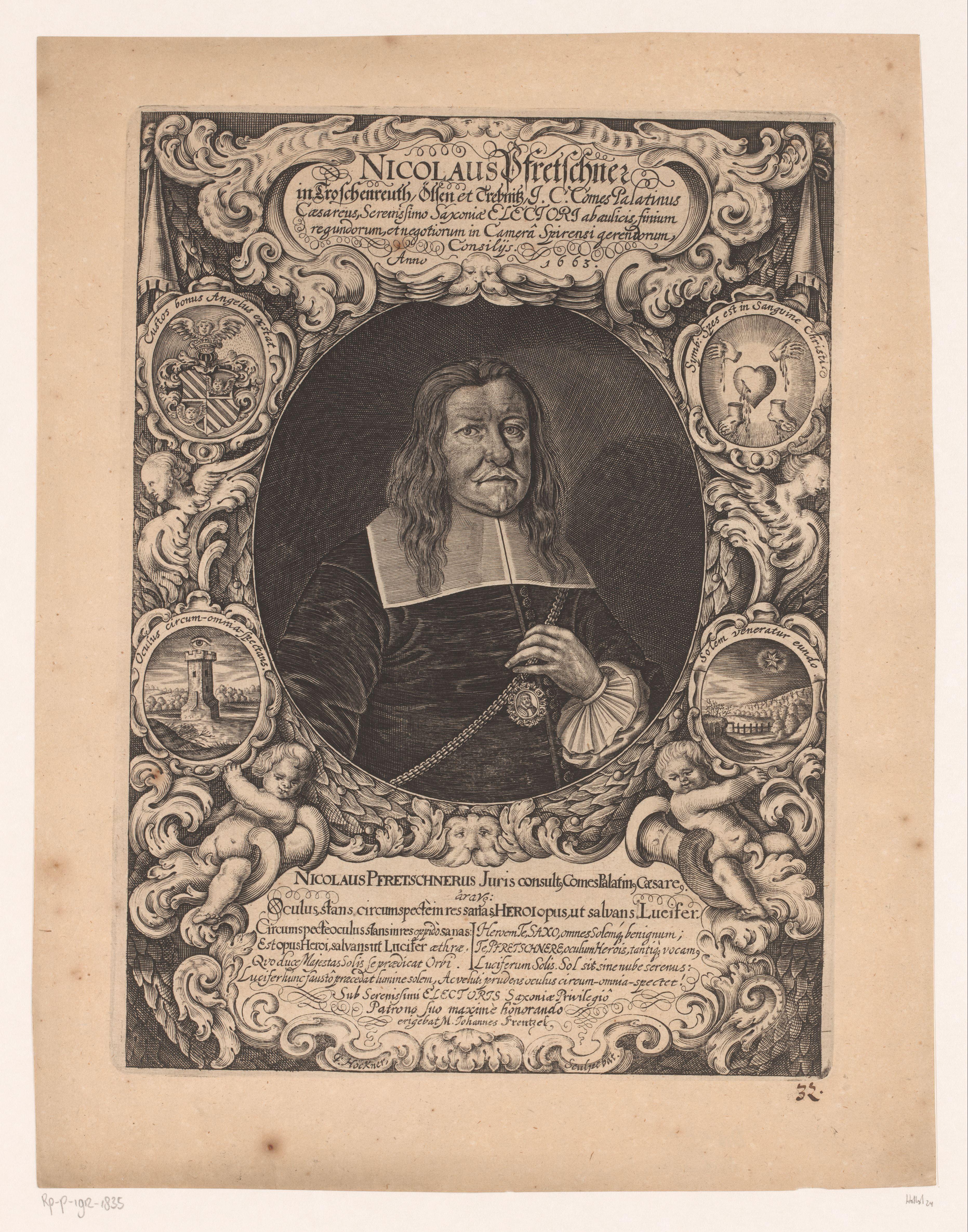 Portret van Nicolaus Pfretzschner