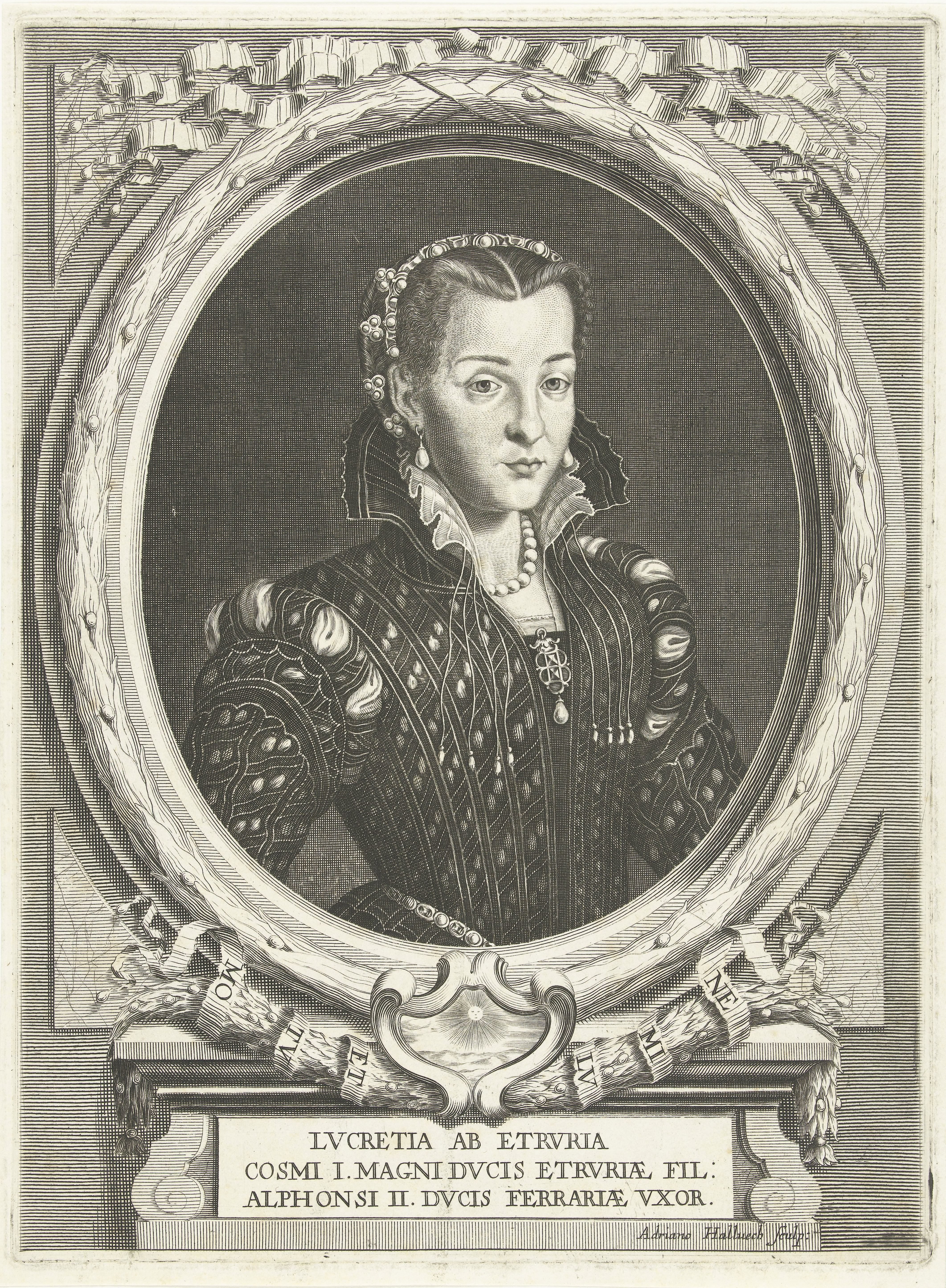 Portret van Lucretia de Medici
