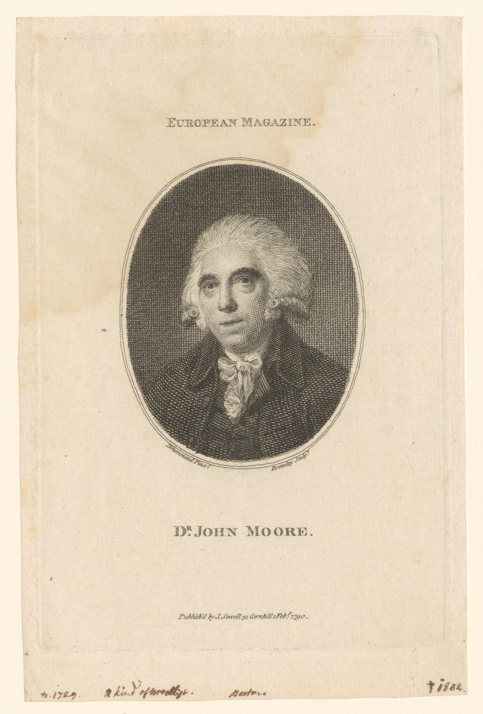 Portret van John Moore