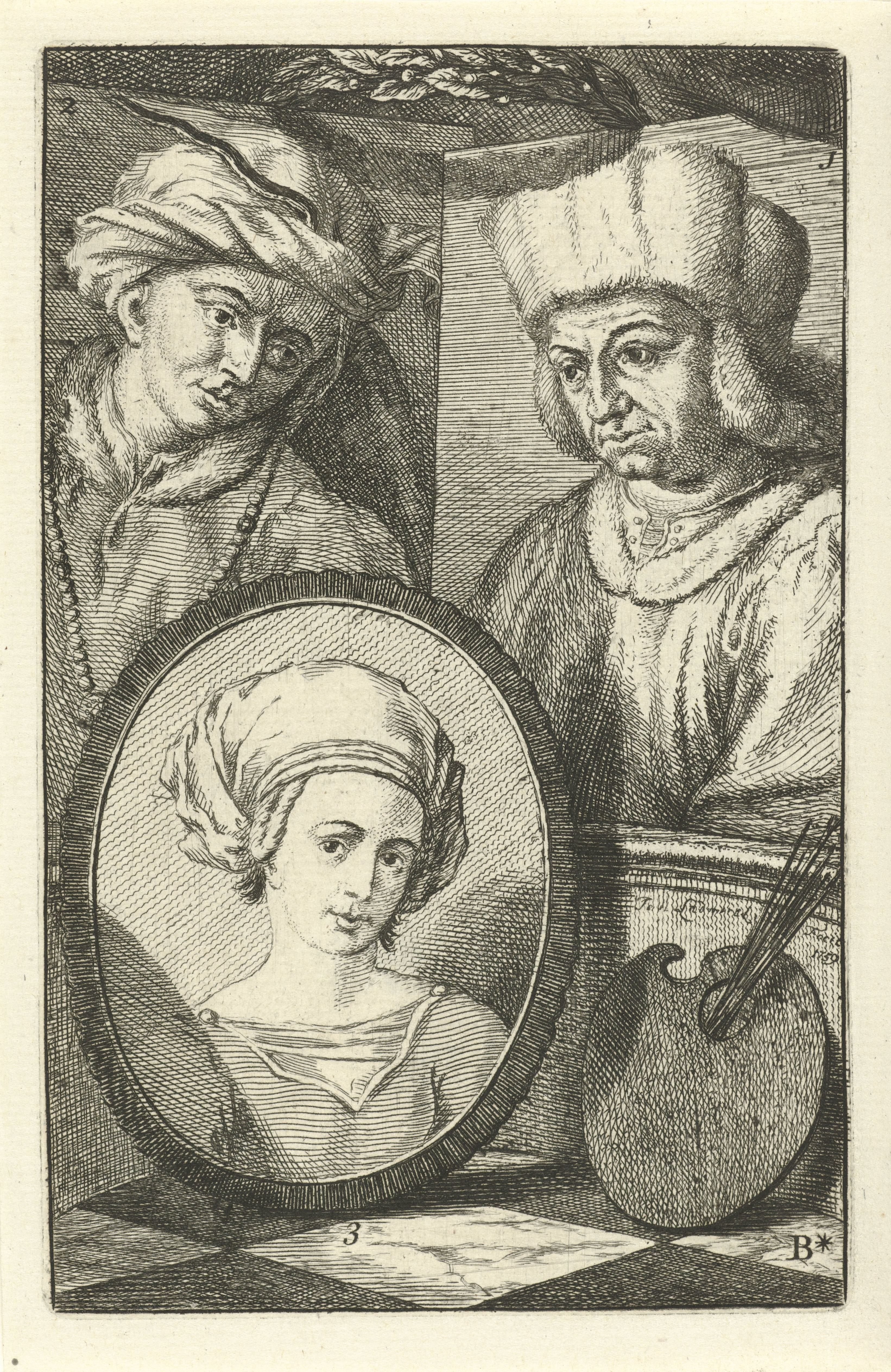 Portretten van Hubert, Jan en Margaretha van Eyck