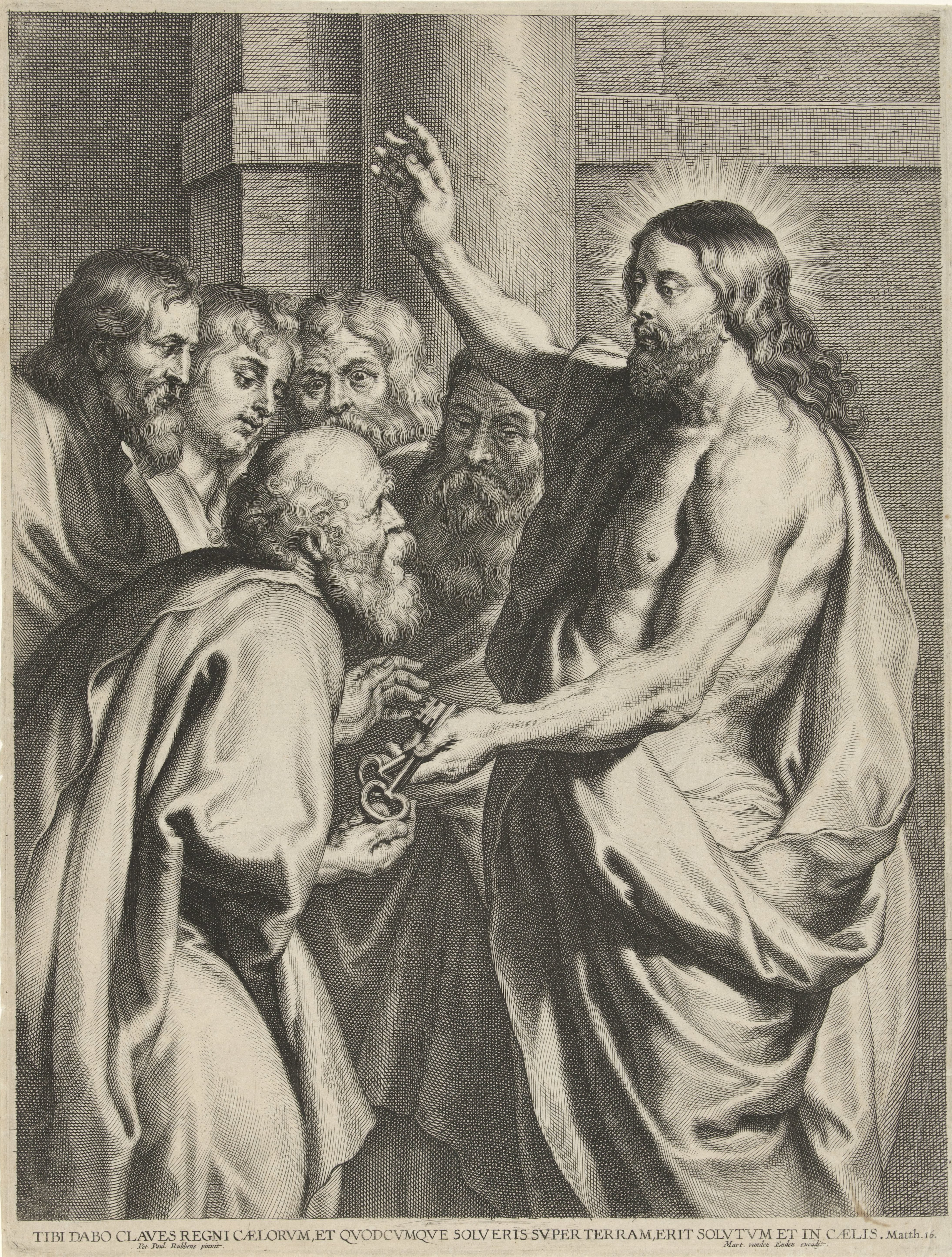 Christus geeft Petrus de sleutels